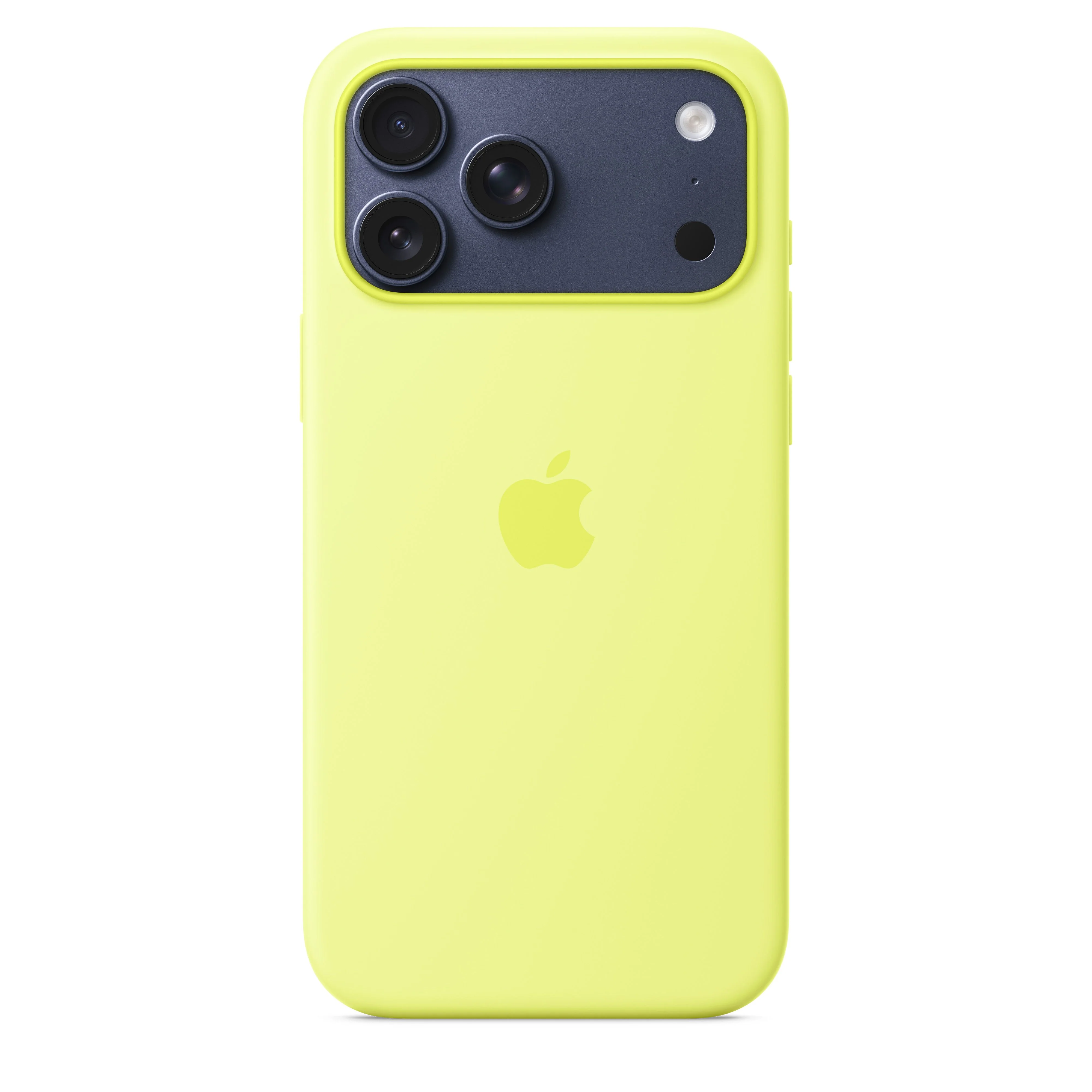 iPhone 17 Pro Max Silicone Case with MagSafe – Neon Yellow - Image 3