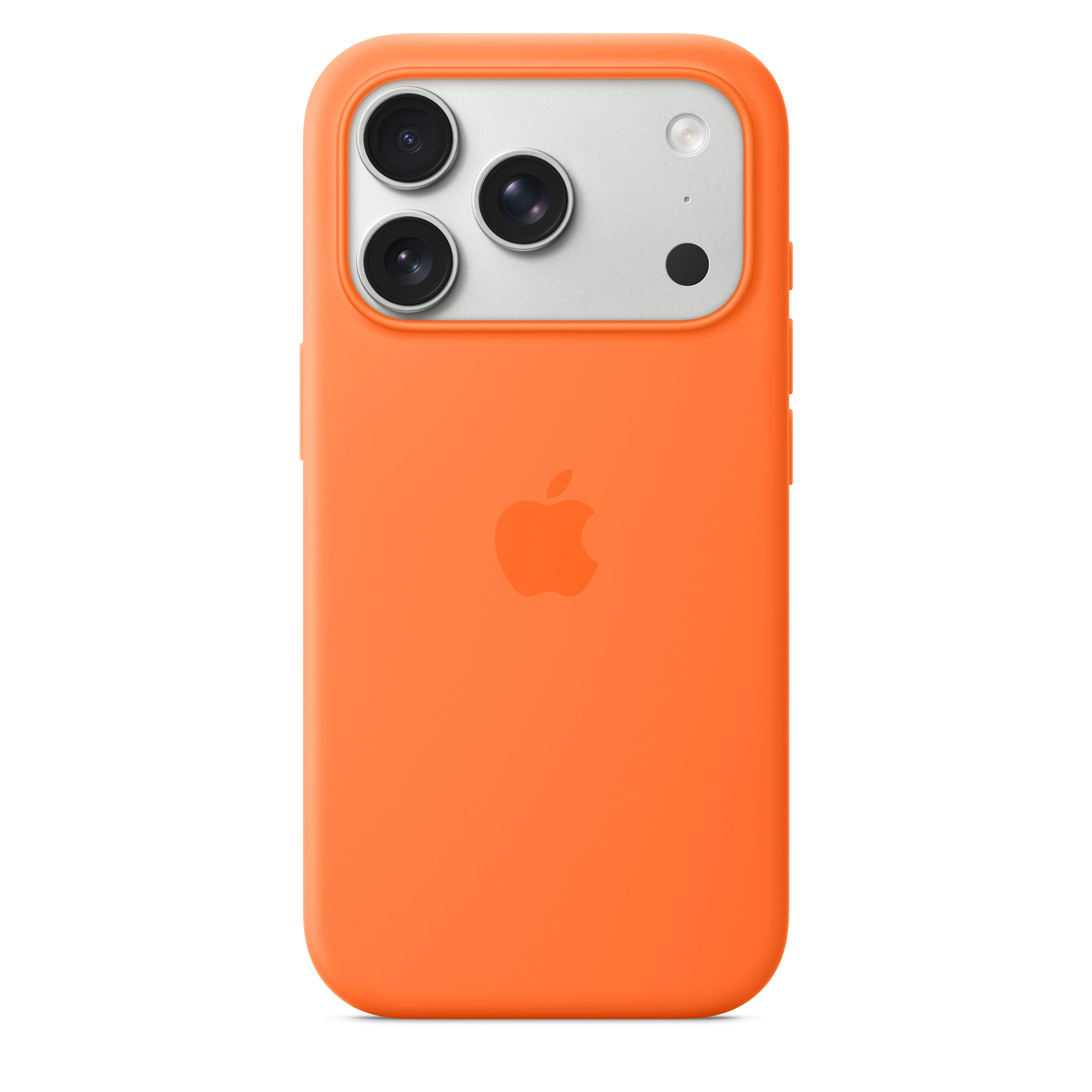 iPhone 17 Pro Silicone Case with MagSafe – Orange - Image 2