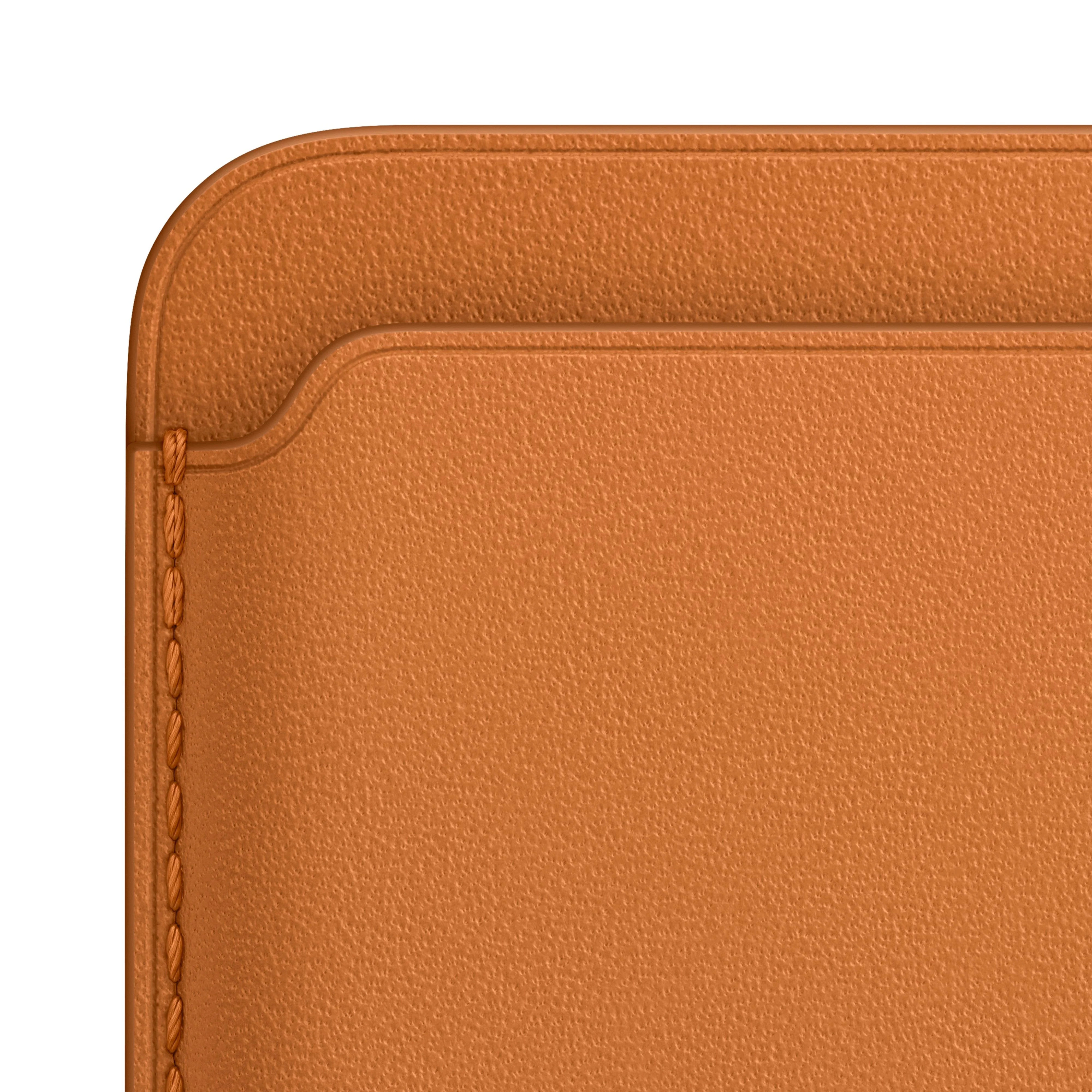 iPhone Leather Wallet with MagSafe - Golden Brown - Image 2