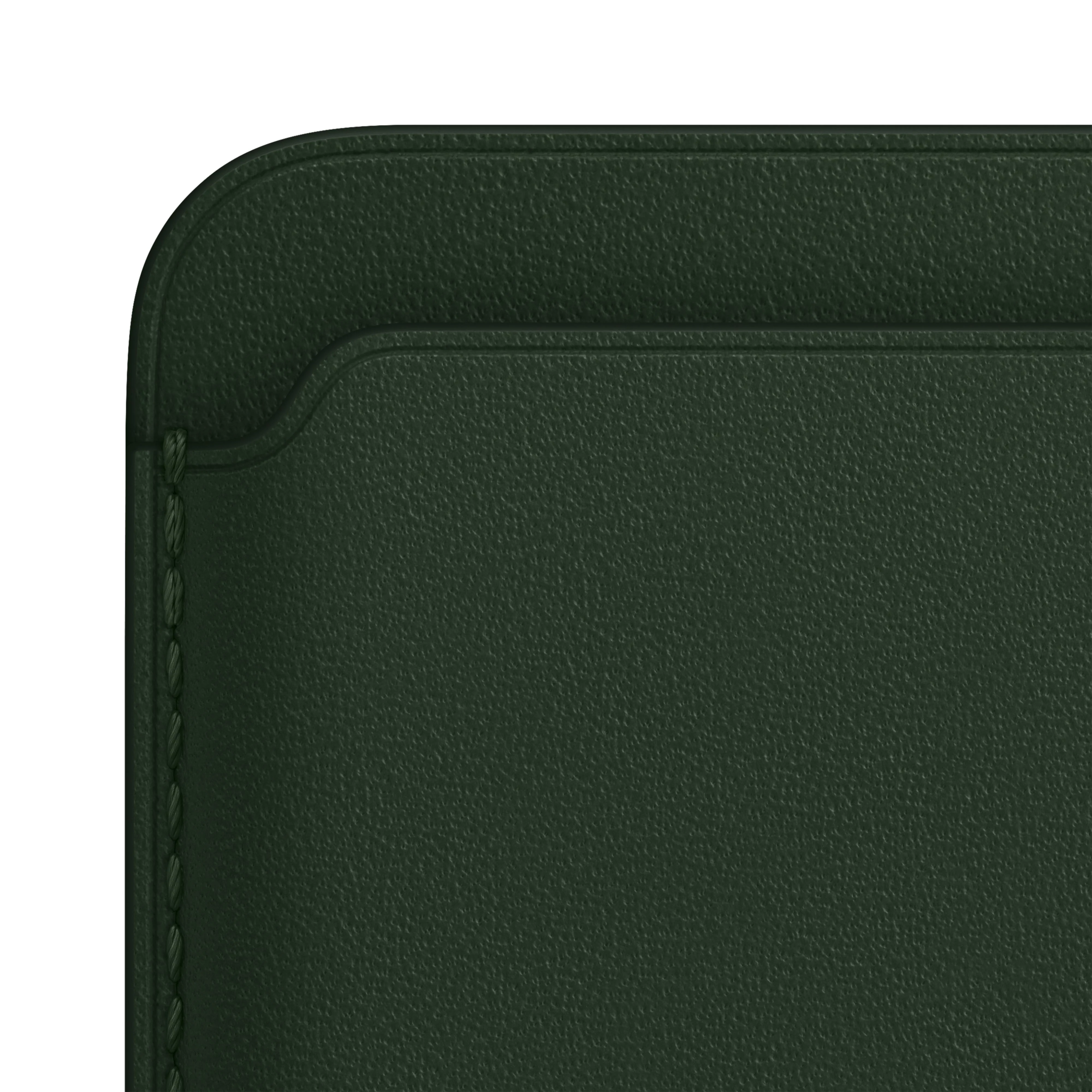 iPhone Leather Wallet with MagSafe - Sequoia Green - Image 2