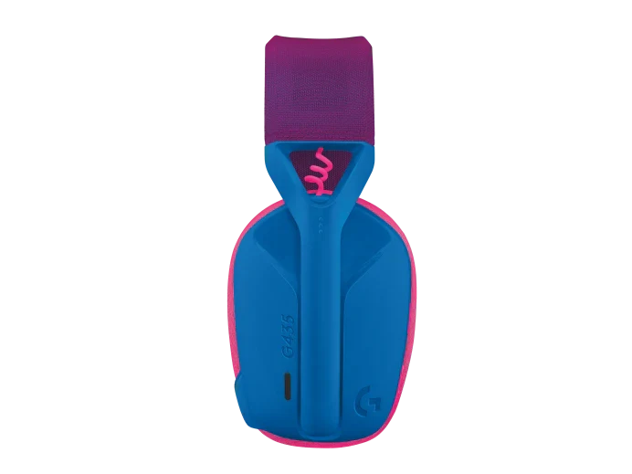 Logitech G435 Wireless Headset - Blue And Raspberry - Image 2