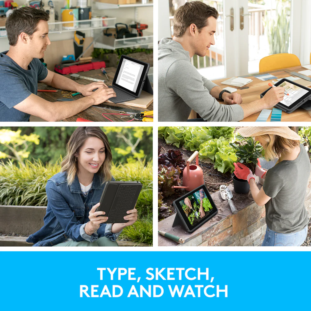Logitech RUGGED FOLIO - The ultimate Protective keyboard case for iPad - Image 3