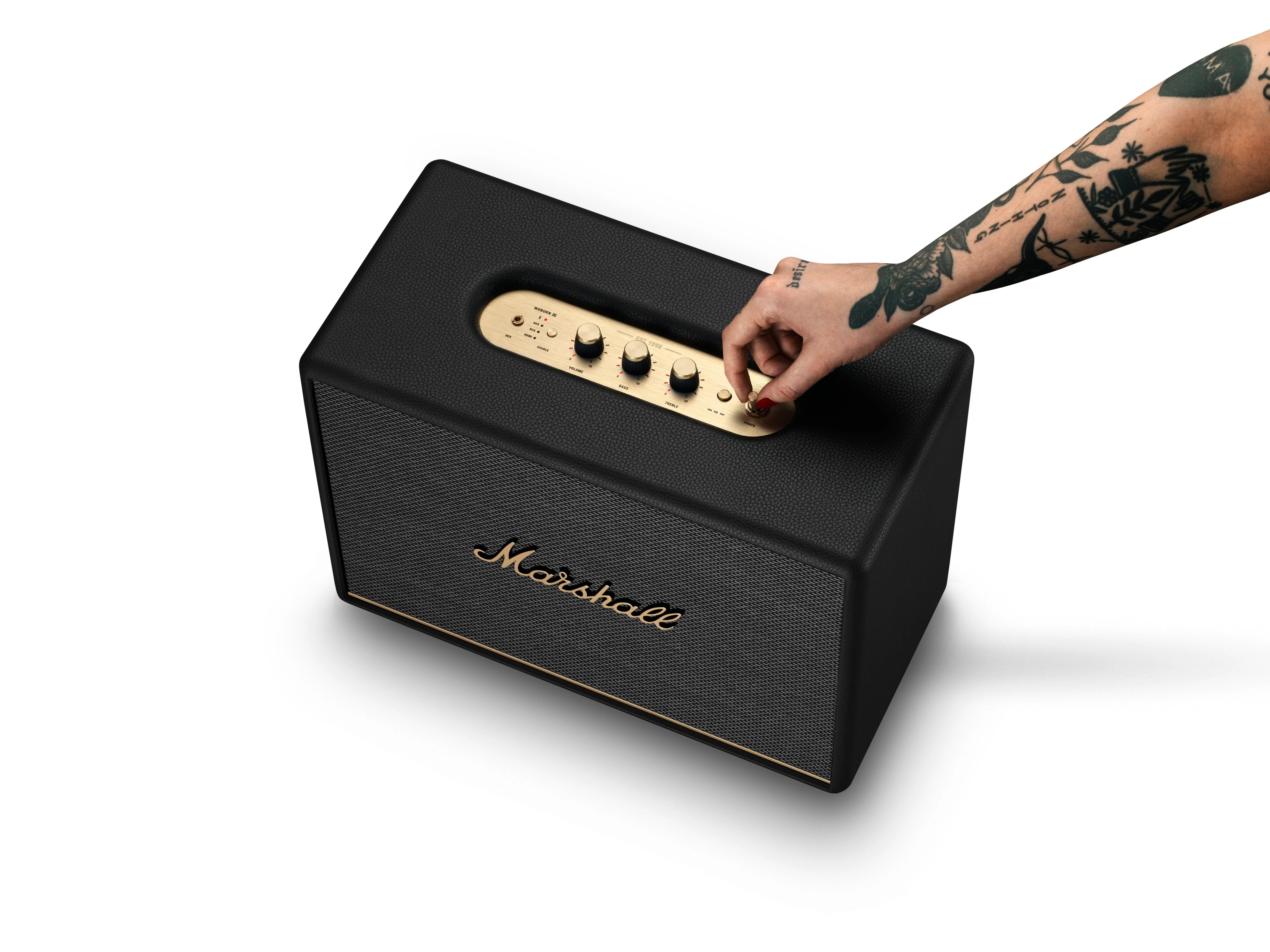 Marshall Woburn 3 BT Speakers - Black - Image 4