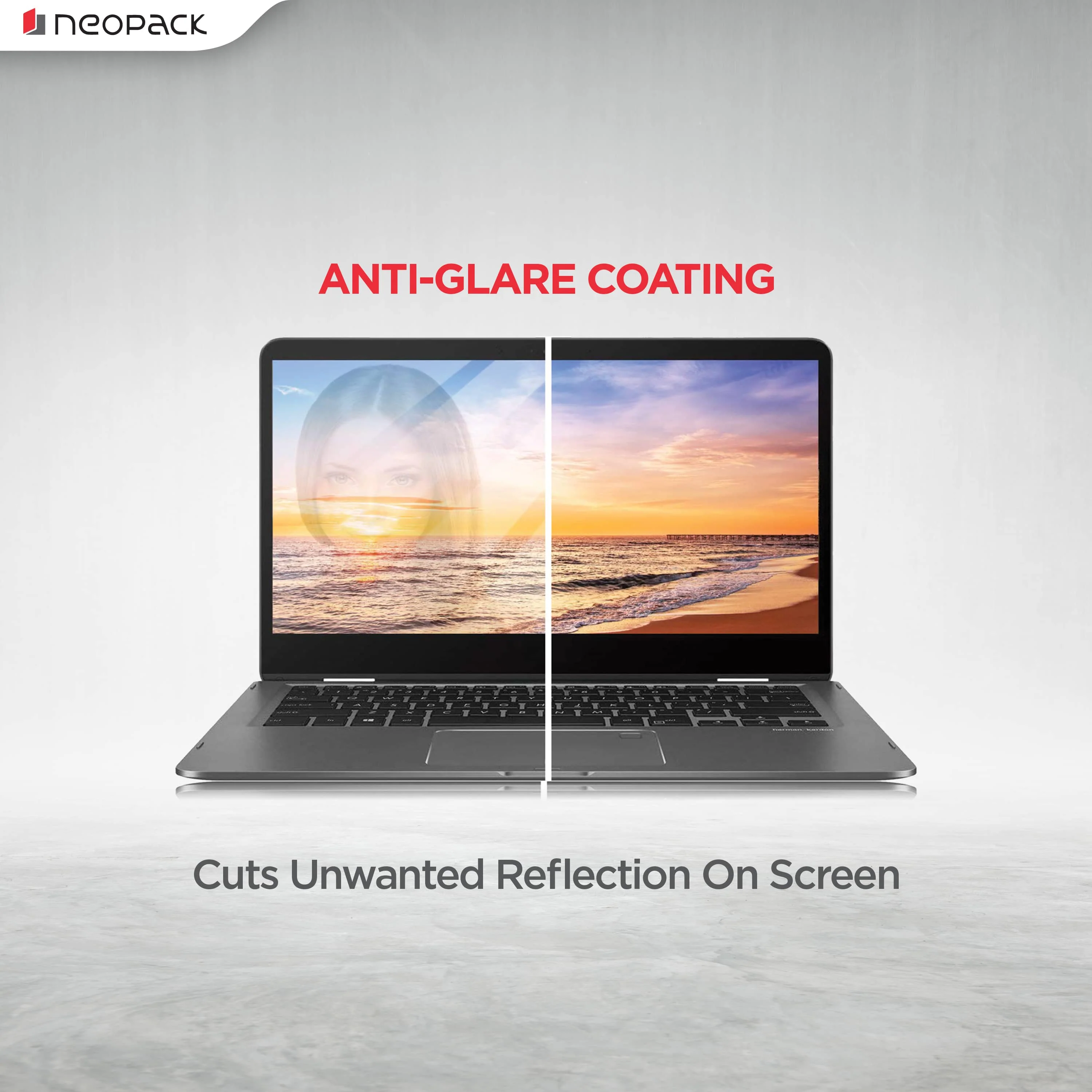 Neopack Magnetic Anti Glare Frame For MacBook Air 13", M1 Series (Clear) - Image 2