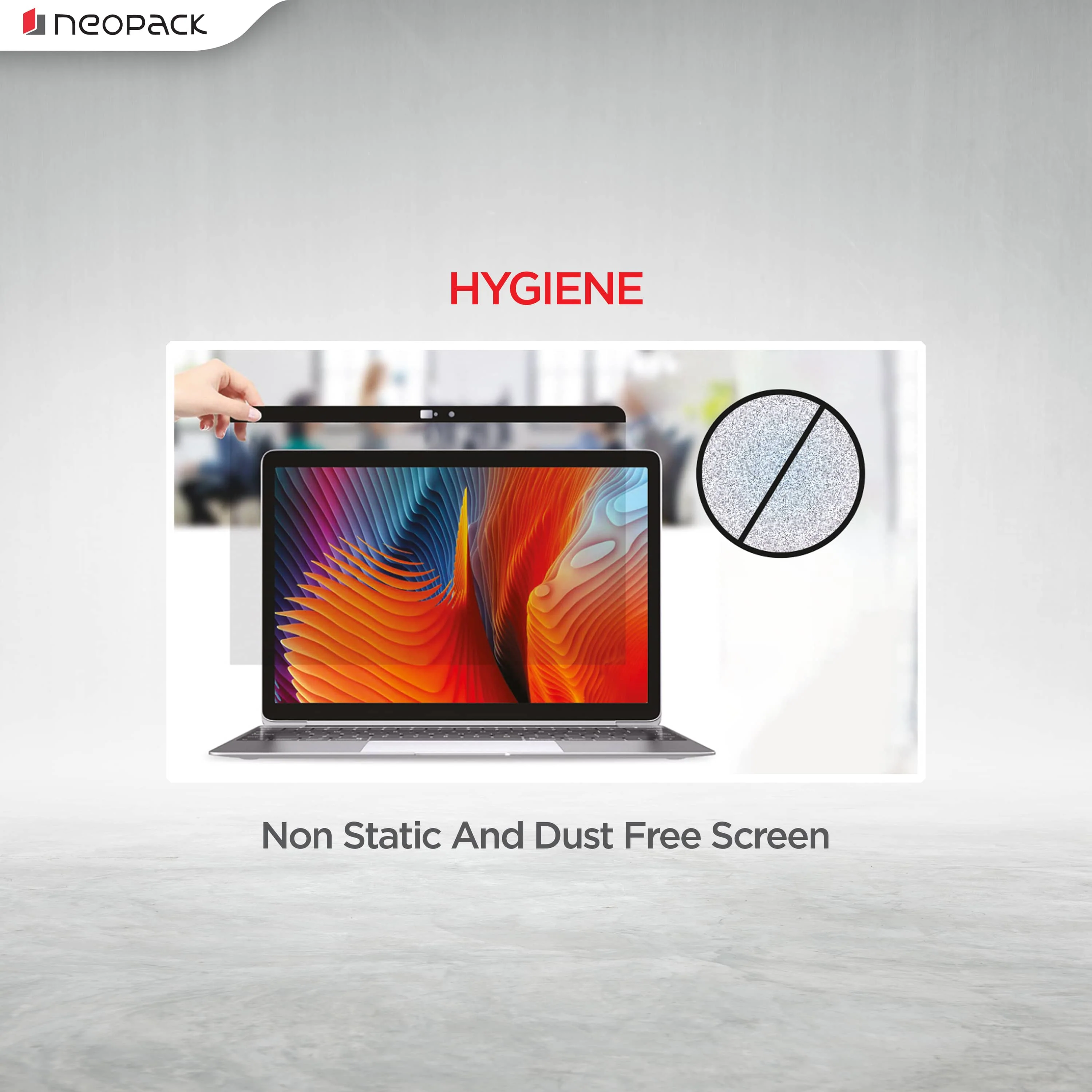 Neopack Magnetic Anti Glare Frame For MacBook Pro 13", M1 Series (Clear) - Image 3