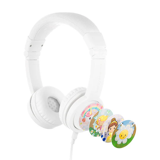 ONANOFF BuddyPhones Explore Plus Foldable with Mic , Snow White - Image 2