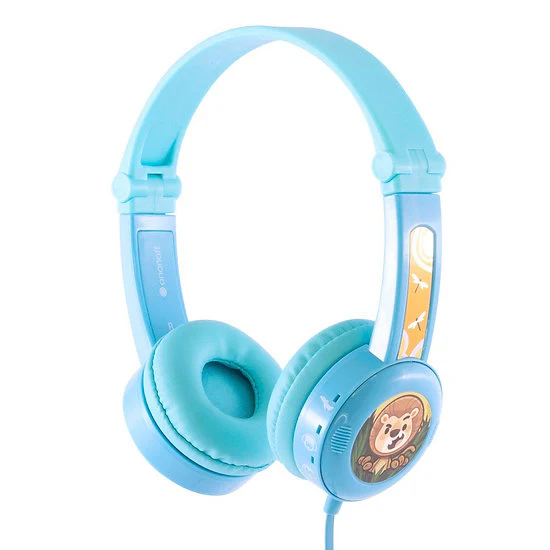 ONANOFF BuddyPhones Travel, Foldable with 3 step volume setting, Blue - Image 2
