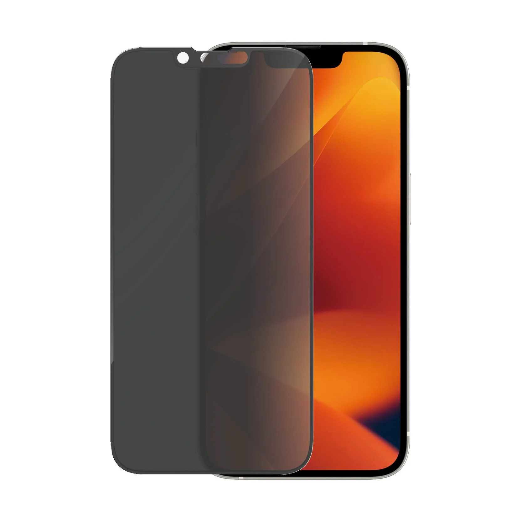 PanzerGlass‚Ѣ Ultra-Wide Fit Privacy Screen Protector for iPhone 14, iPhone 13/13 Pro - Image 4
