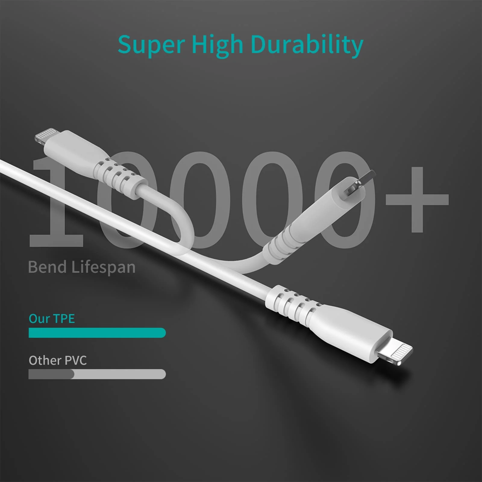 Pulse Silicone Lightning Cable - 1.2m - Image 7