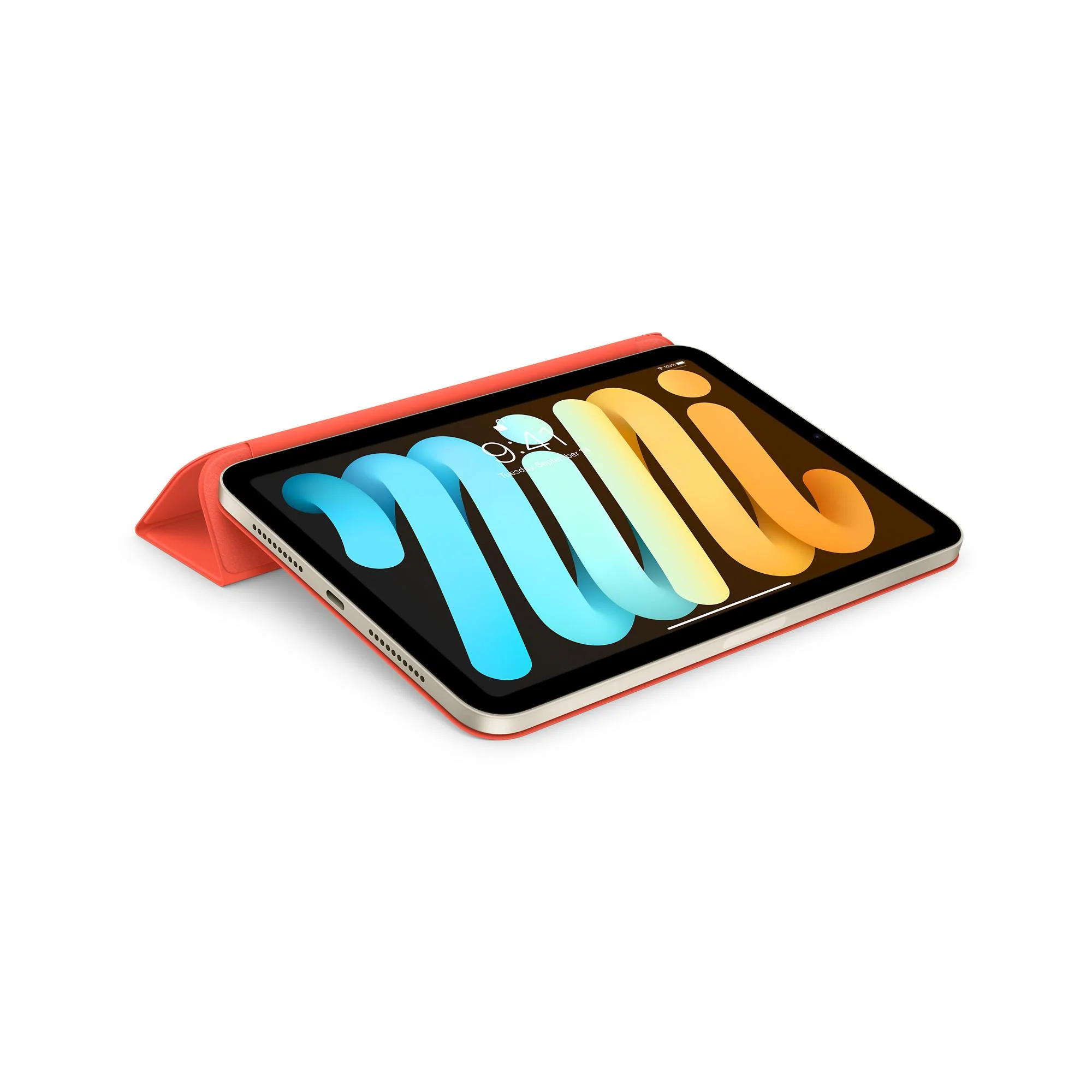 Smart Folio for iPad¬†mini (6th generation) - Electric Orange - Image 3