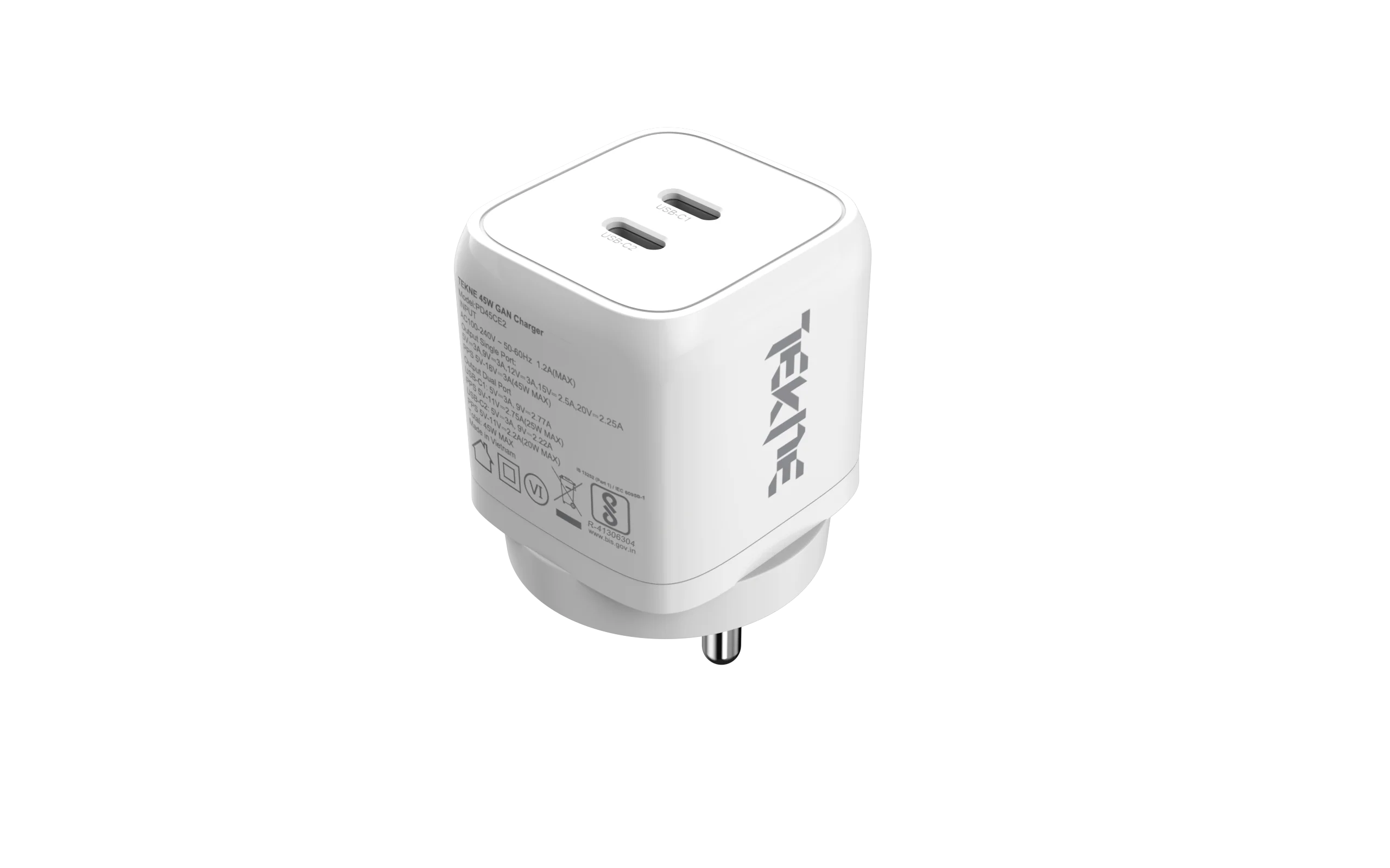 TEKNE 45W Dual Port GaN Charger - Image 3