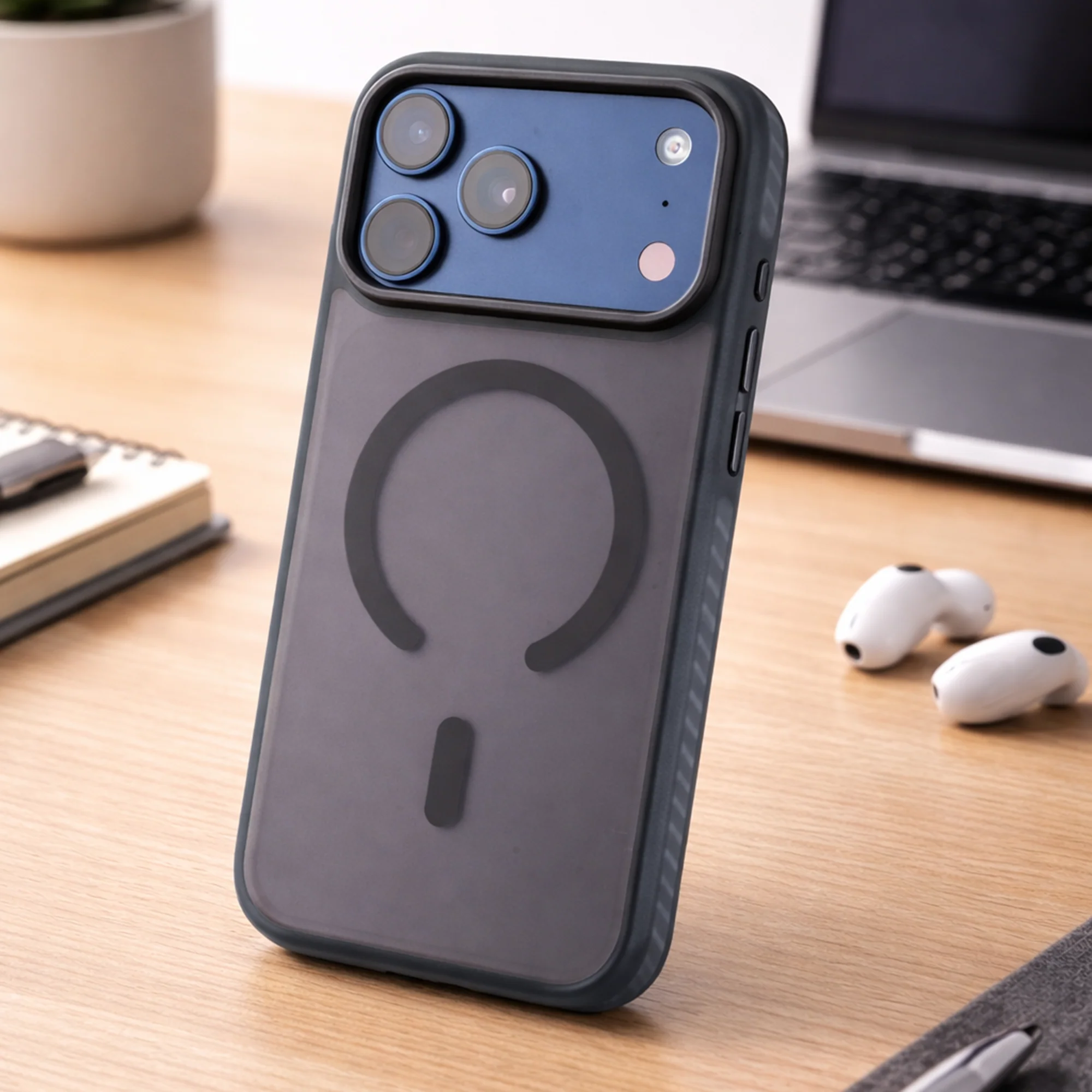 TEKNE Armour Frost Matte Case for iPhone 17 Pro Max-Black - Image 3