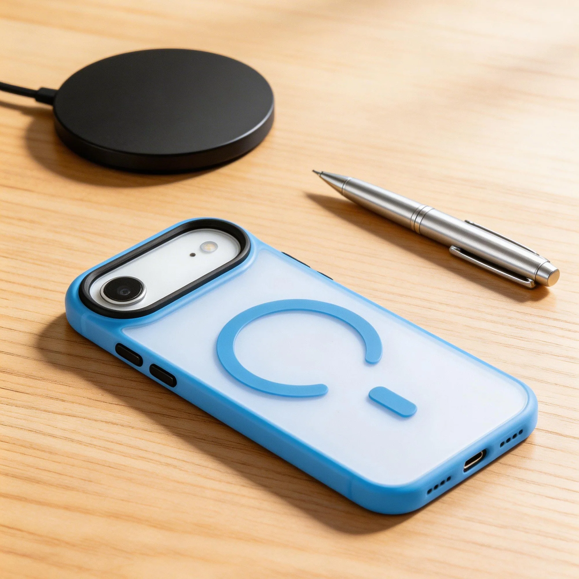 TEKNE Armour Matte Case for iPhone 17 Air-Blue - Image 6