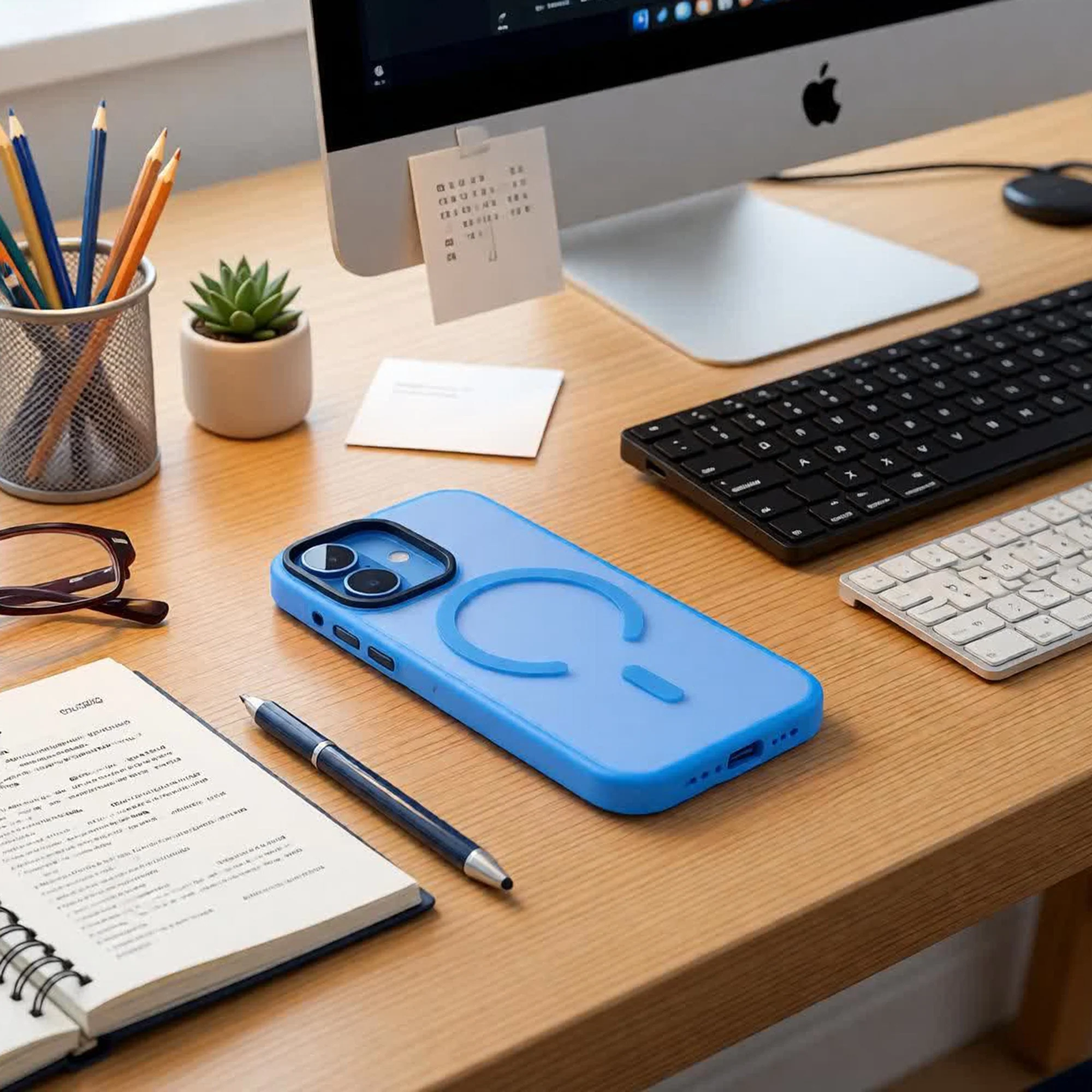 TEKNE Armour Matte Case for iPhone 17 -Blue - Image 2