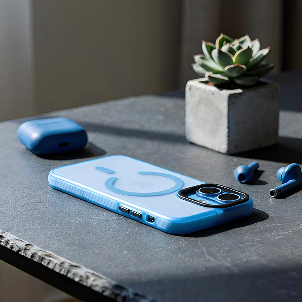 TEKNE Armour Matte Case for iPhone 17 -Blue - Image 6