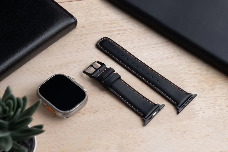 TEKNE Classic Leather Band | Genuine Leather, Quick-Release, Durable Strap  - Image 4