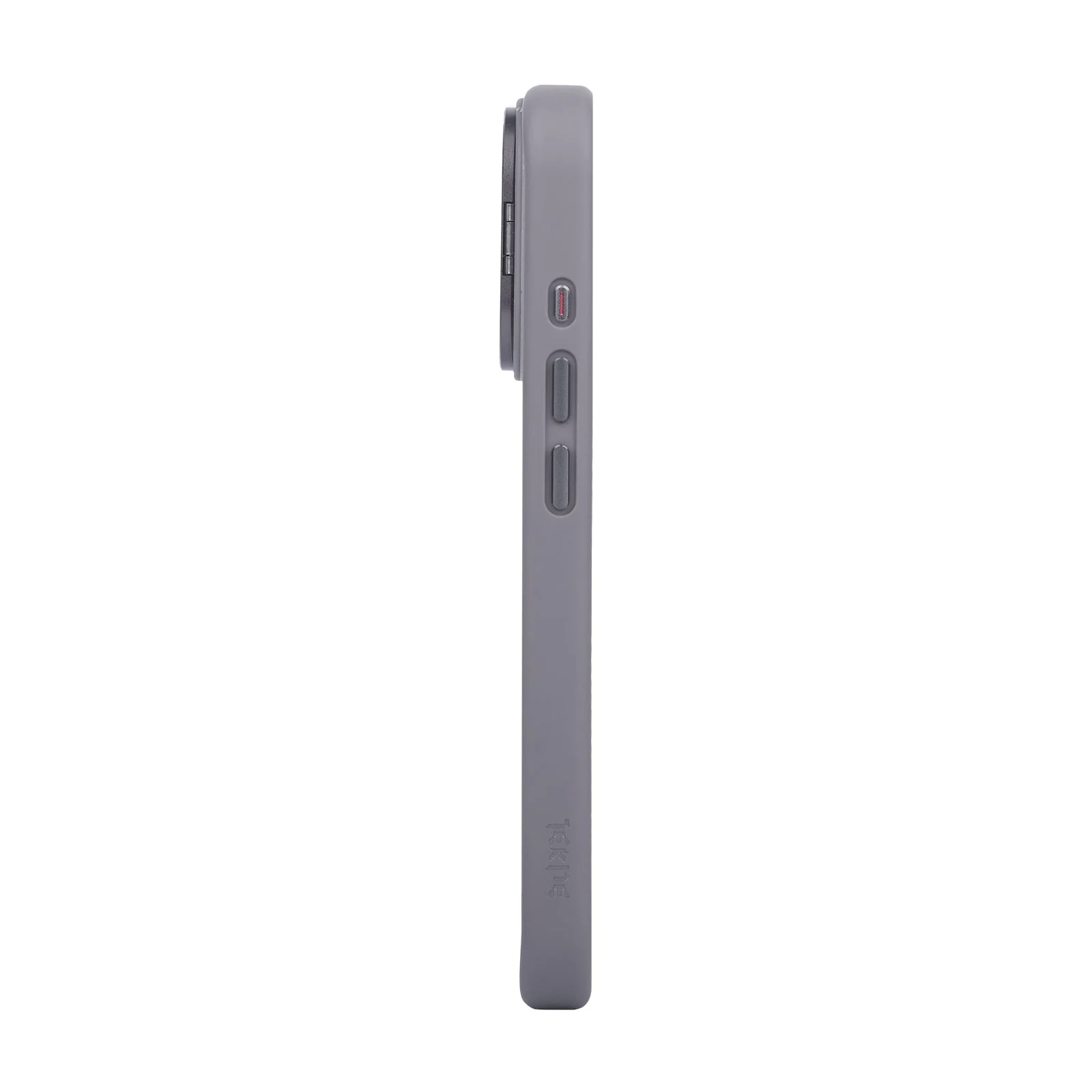 TEKNE CLEAR Case with Camera Stand for iPhone 16 Pro | Slim, Transparent & Scratch-Resistant - Grey - Image 5