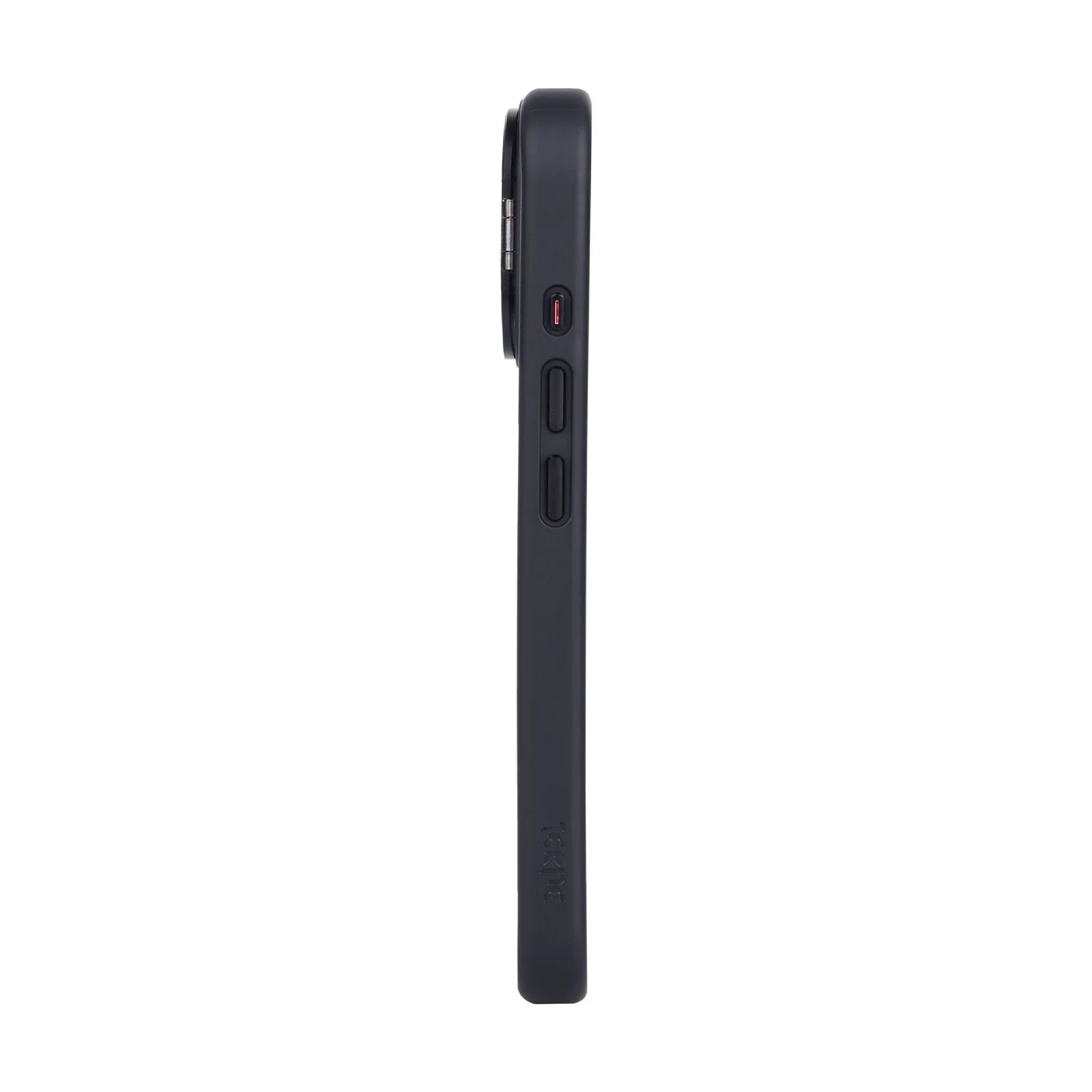 TEKNE CLEAR Case with Camera Stand for iPhone 16 | Slim, Transparent & Scratch-Resistant - Black - Image 5