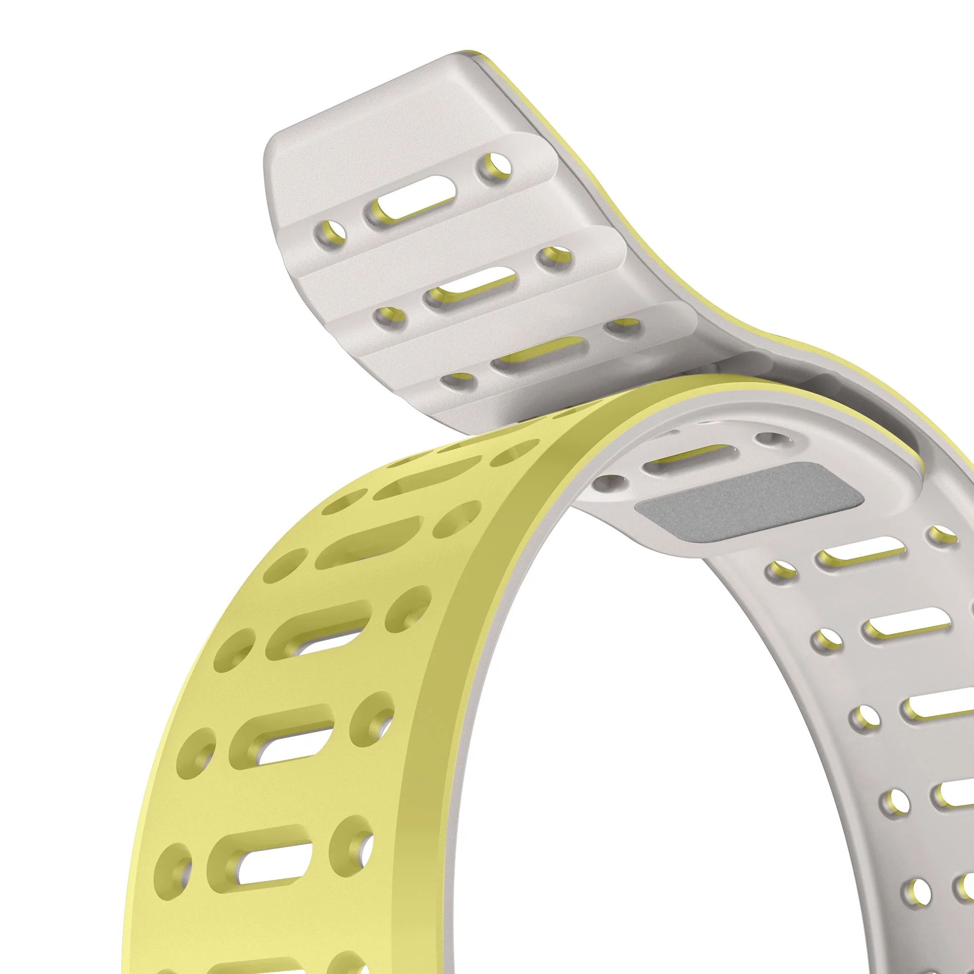 TEKNE Combat Silicone Band -Yellow-Grey - Image 4