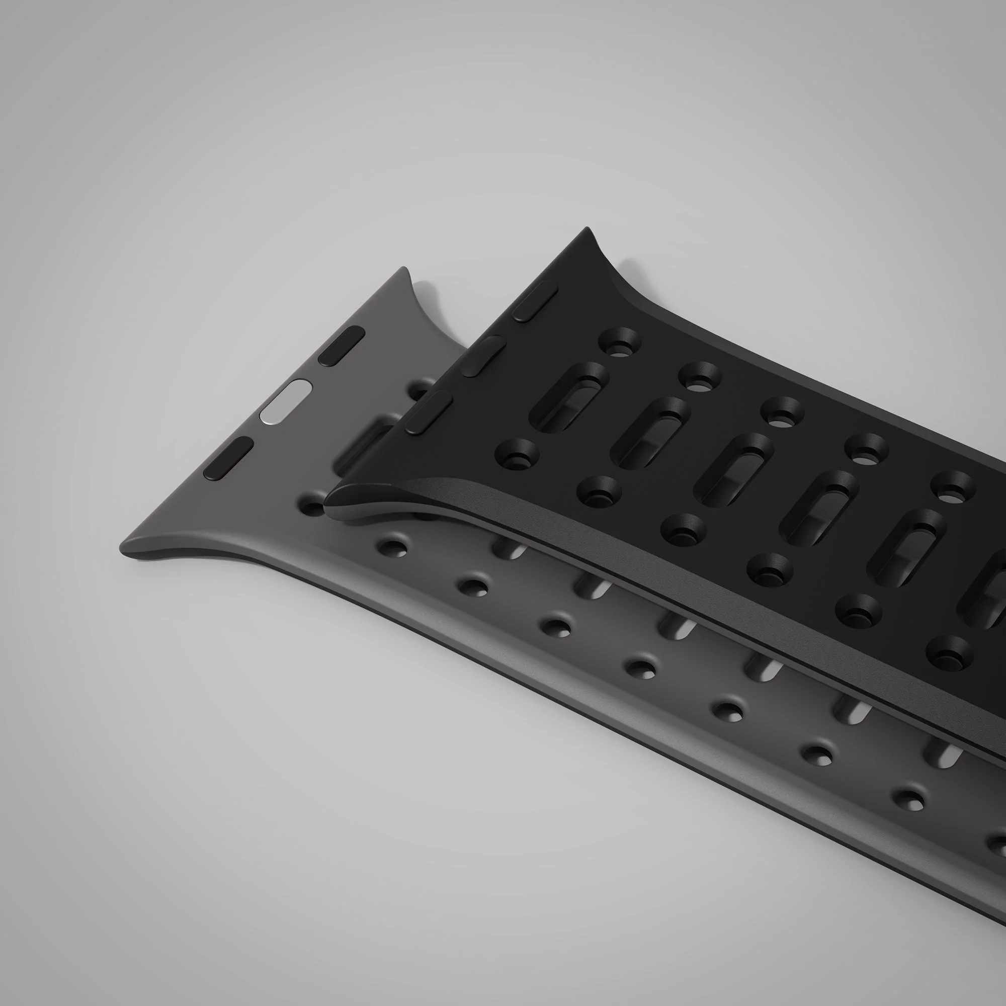 TEKNE Combat Dual-Tone Silicone Band | Waterproof, Flexible Strap  - Image 2