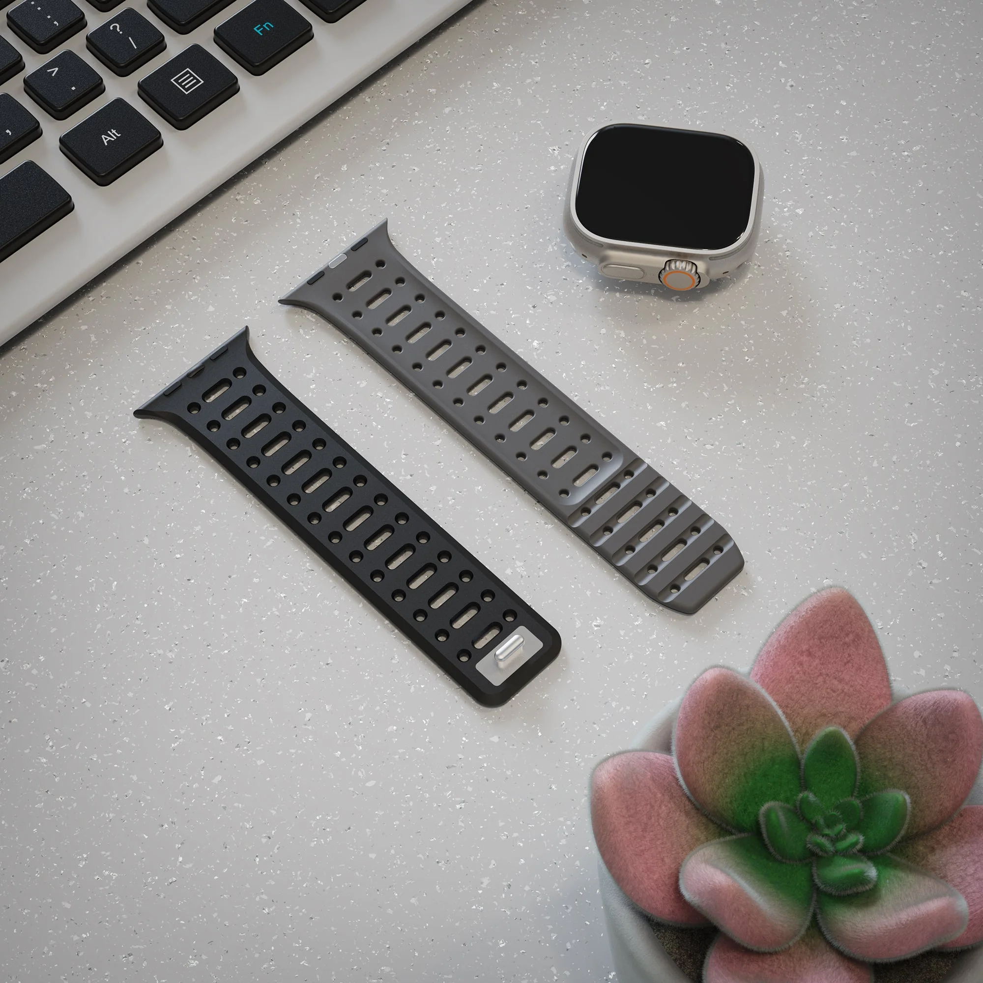 TEKNE Combat Dual-Tone Silicone Band | Waterproof, Flexible Strap  - Image 4