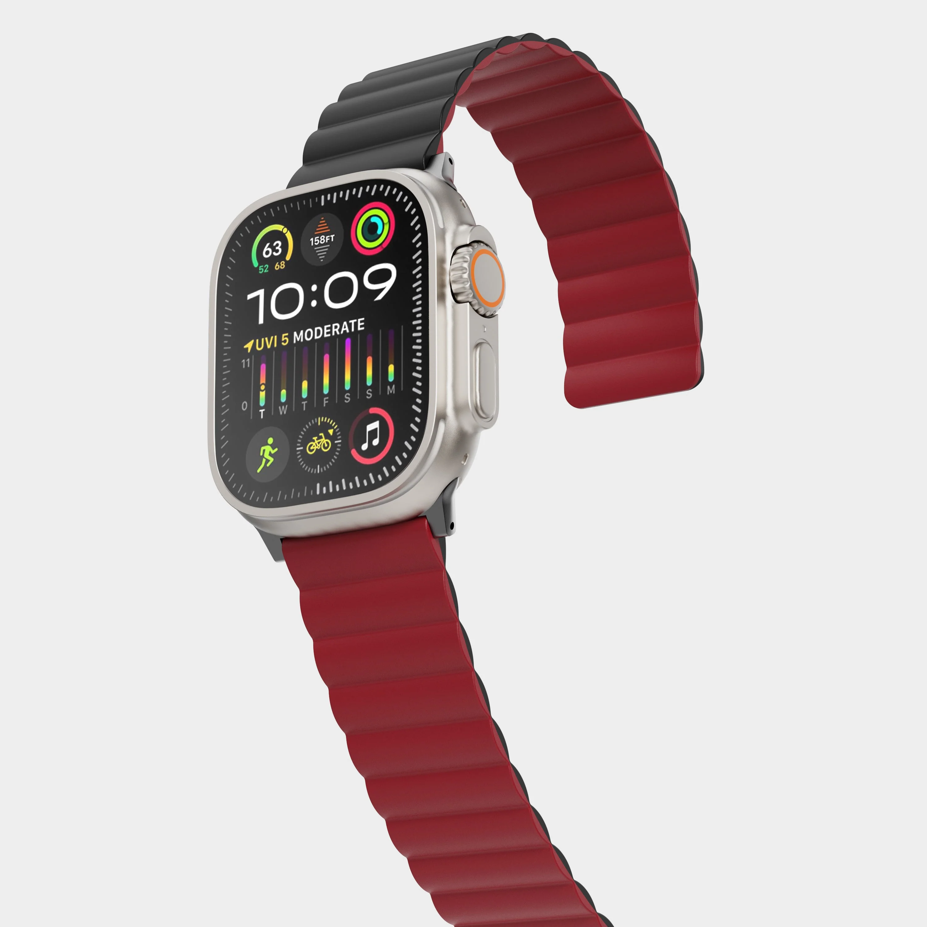 TEKNE Reversible Classic Silicone Magnetic Band | Dual-Sided, Magnetic, Waterproof Strap  - Image 4