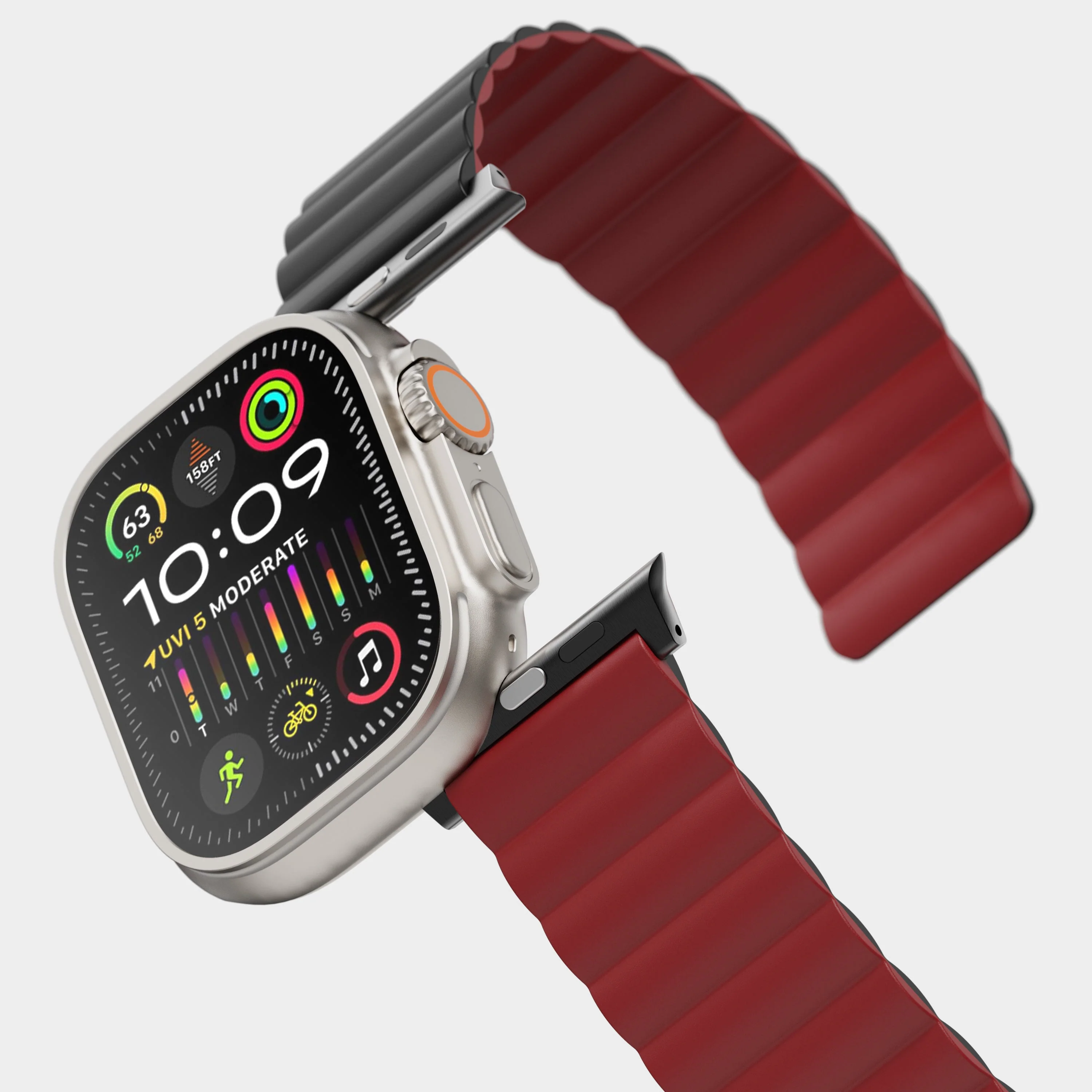 TEKNE Reversible Classic Silicone Magnetic Band | Dual-Sided, Magnetic, Waterproof Strap  - Image 5