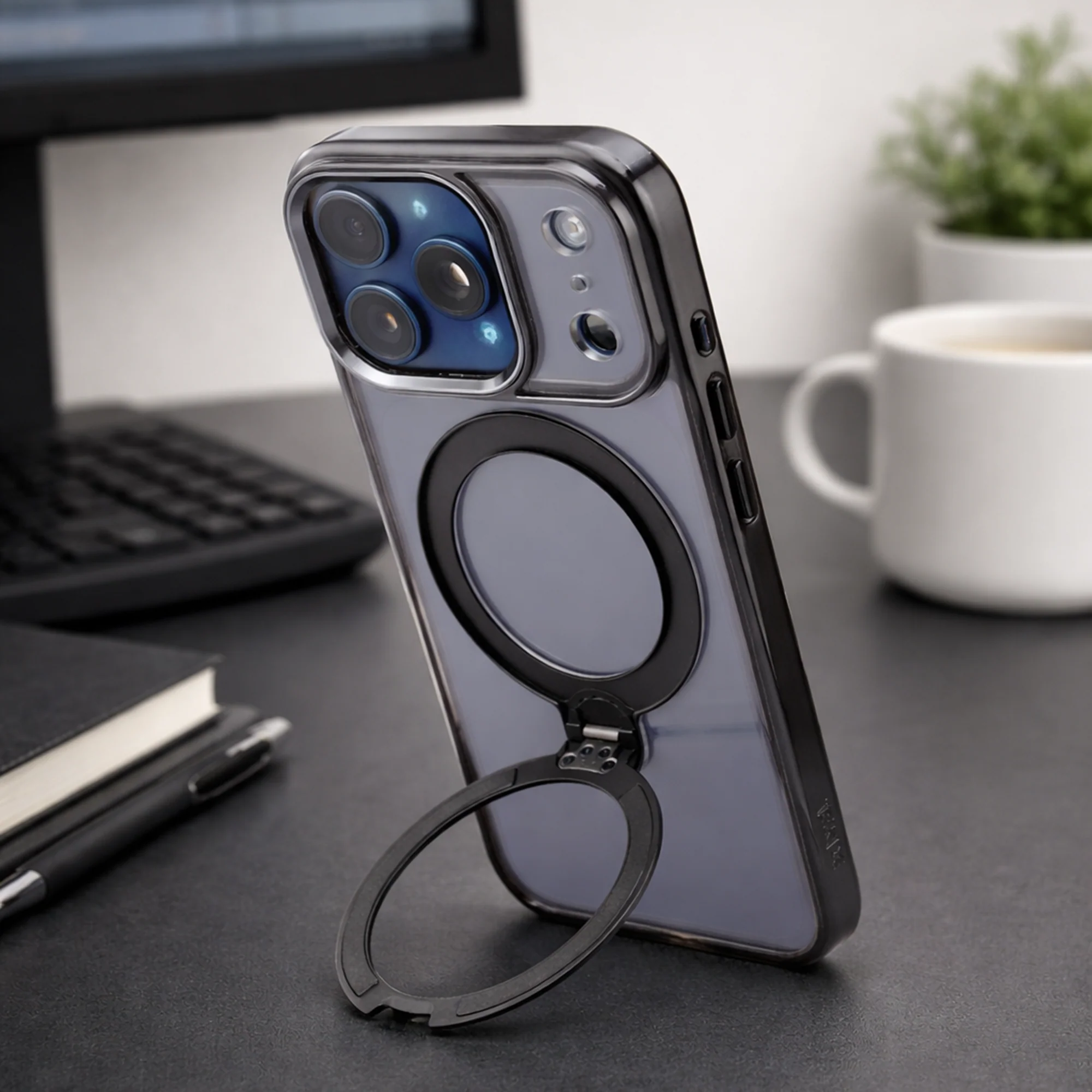 TEKNE Crystal360 Case for iPhone 17 Pro-Black - Image 8