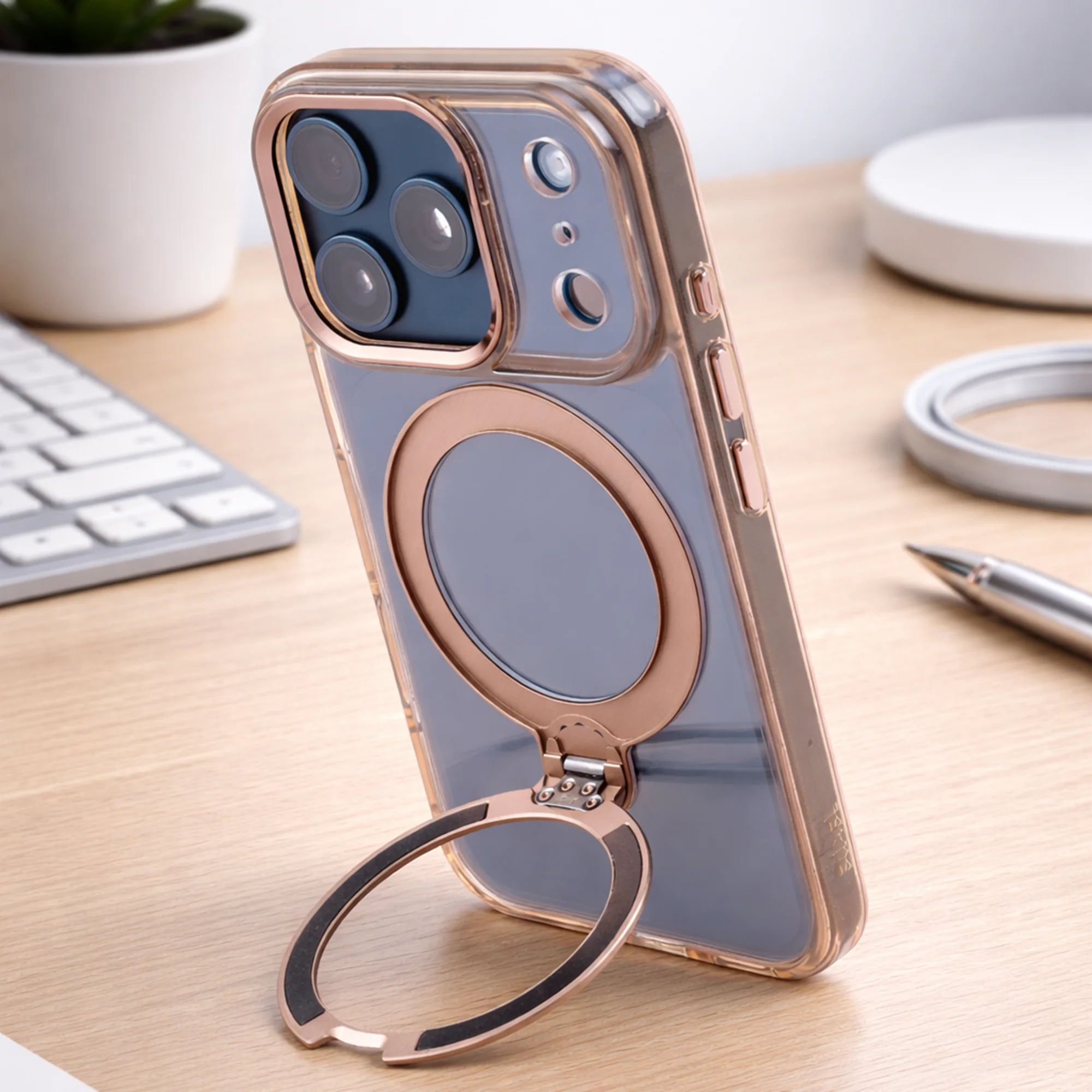 TEKNE Crystal360 Case for iPhone 17 Pro- Gold - Image 8
