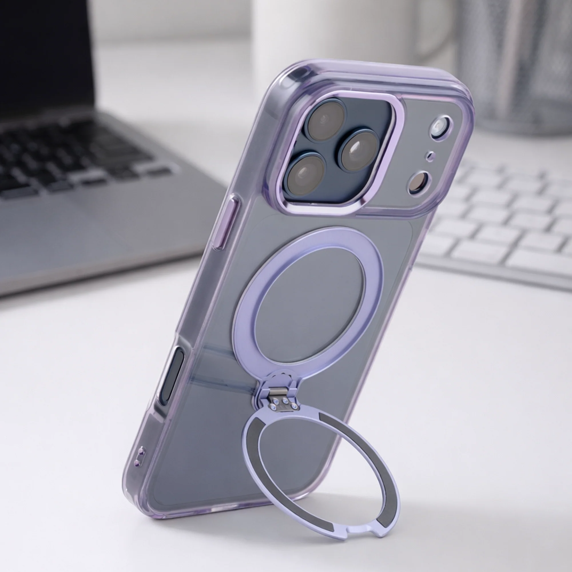 TEKNE Crystal360 Case for iPhone 17 Pro Max-Purple - Image 8