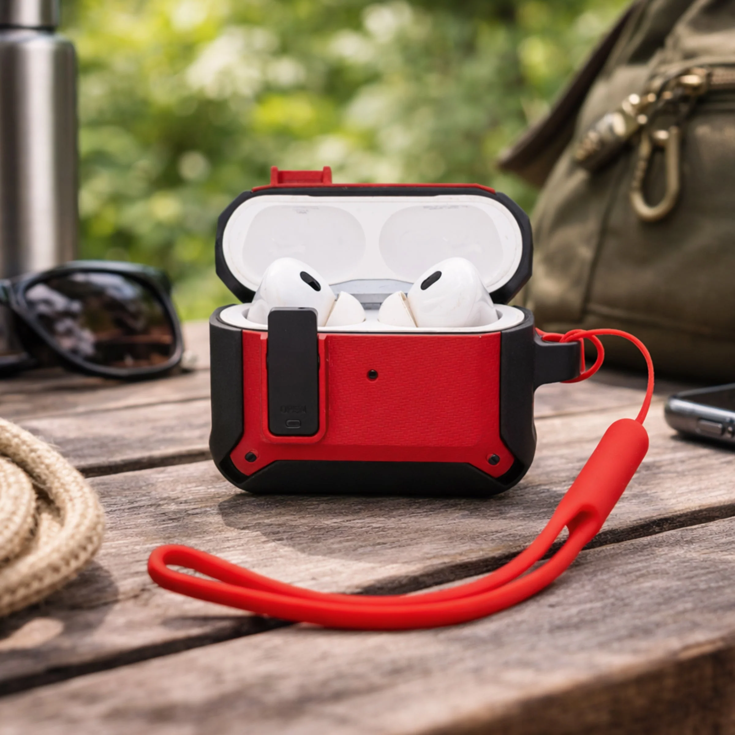 TEKNE Defender Cases-Red-Airpod Pro 2nd Gen - Image 5