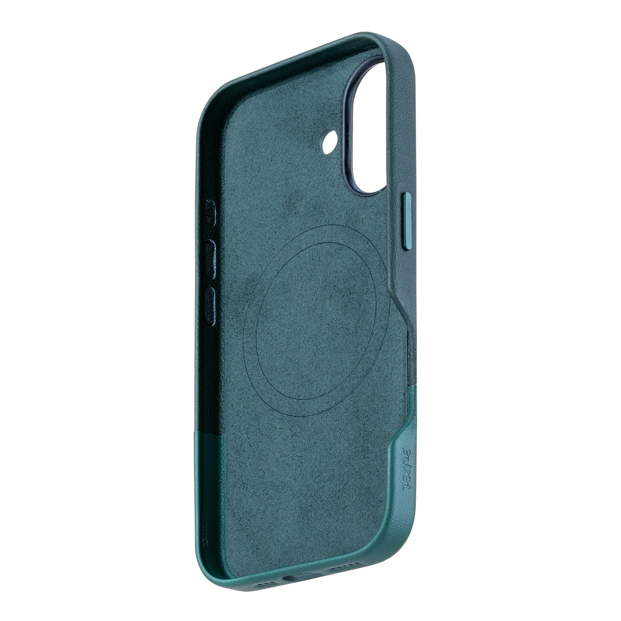 TEKNE DualTone Vegan Leather Case for iPhone 17-Green - Image 5