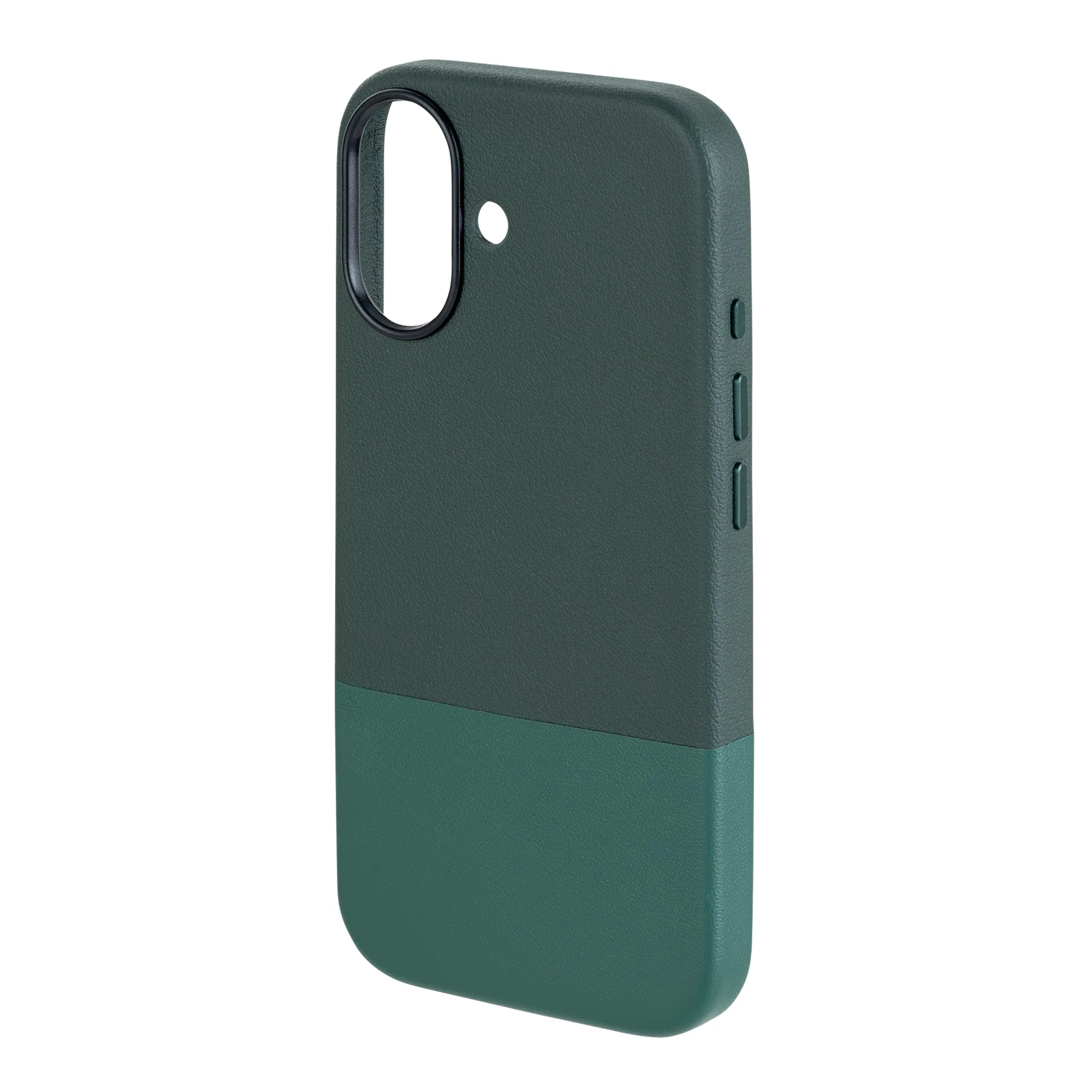 TEKNE DualTone Vegan Leather Case for iPhone 17-Green - Image 6