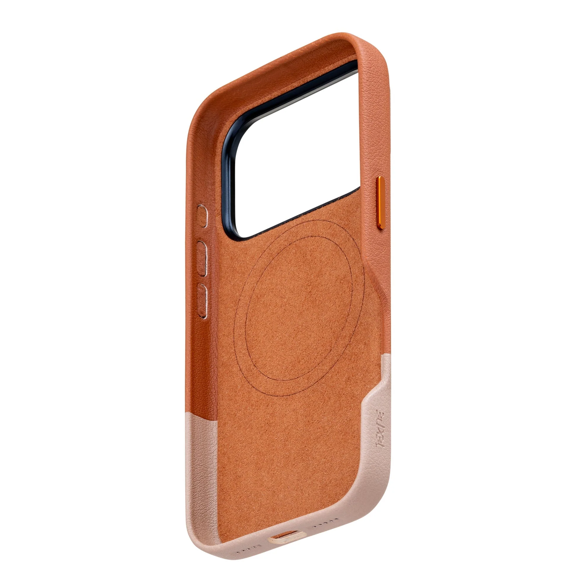 TEKNE DualTone Vegan Leather Case for iPhone 17  Pro- Brown - Image 4