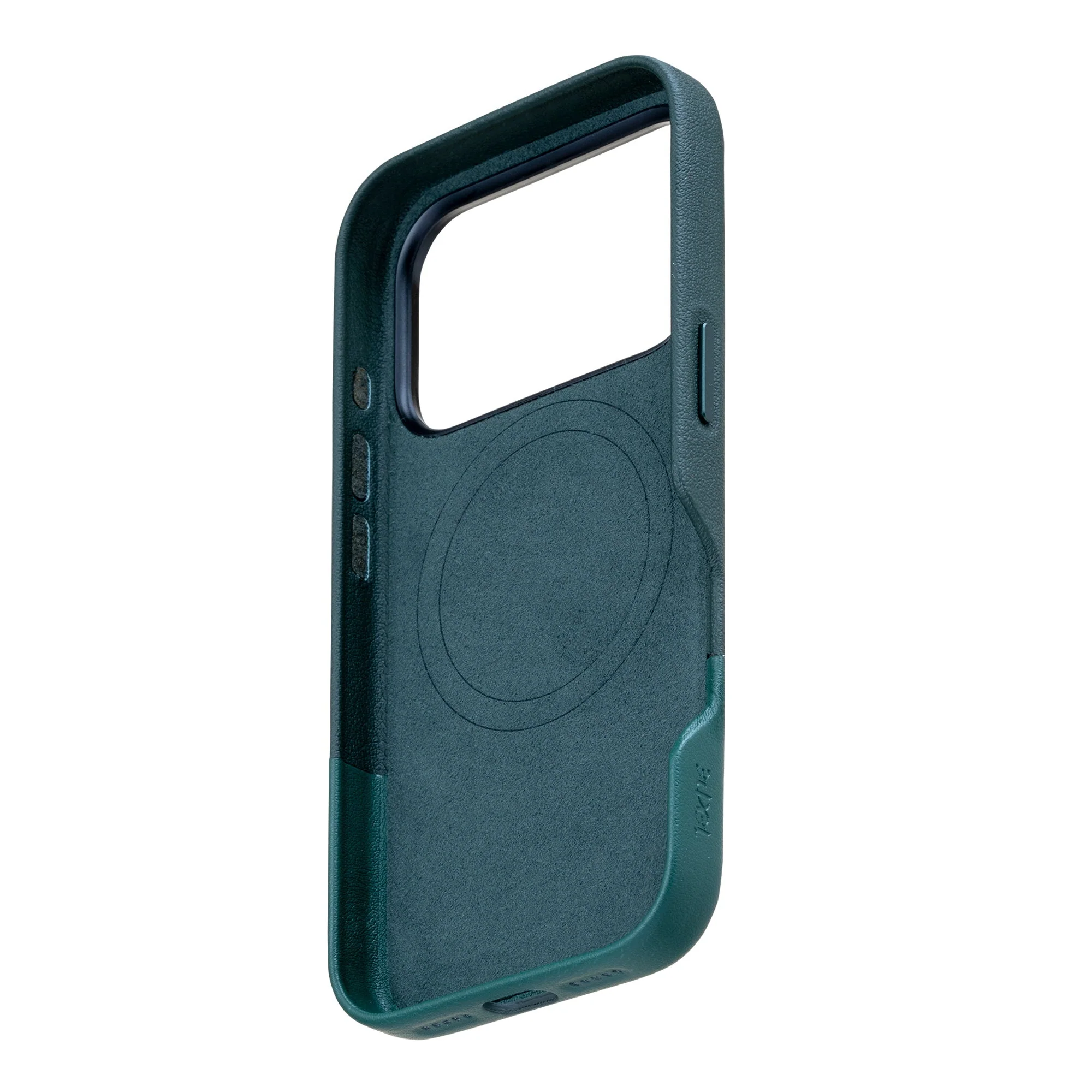 TEKNE DualTone Vegan Leather Case for iPhone 17  Pro- Green - Image 4