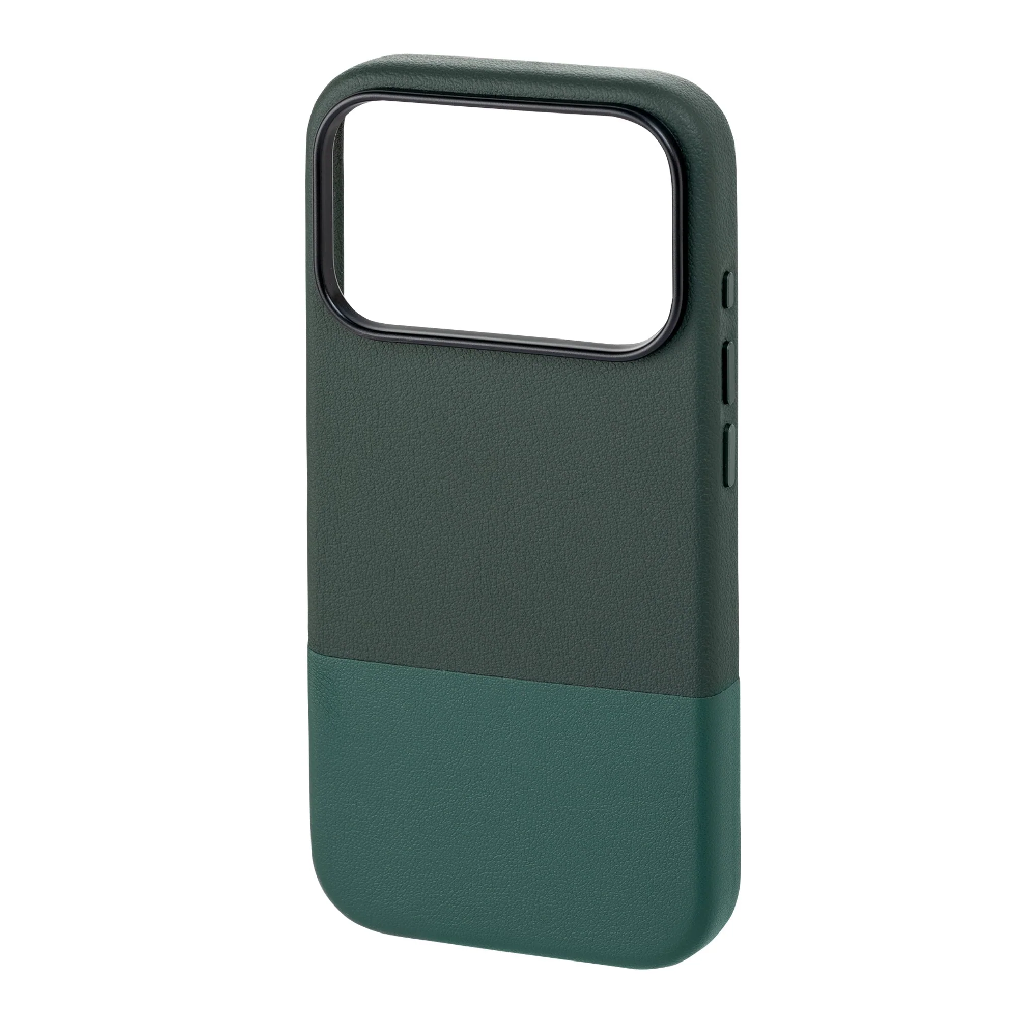 TEKNE DualTone Vegan Leather Case for iPhone 17  Pro- Green - Image 5