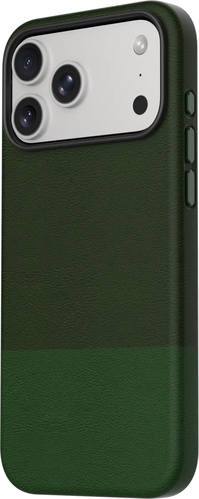 TEKNE DualTone Vegan Leather Case for iPhone 17  Pro Max-Green - Image 2