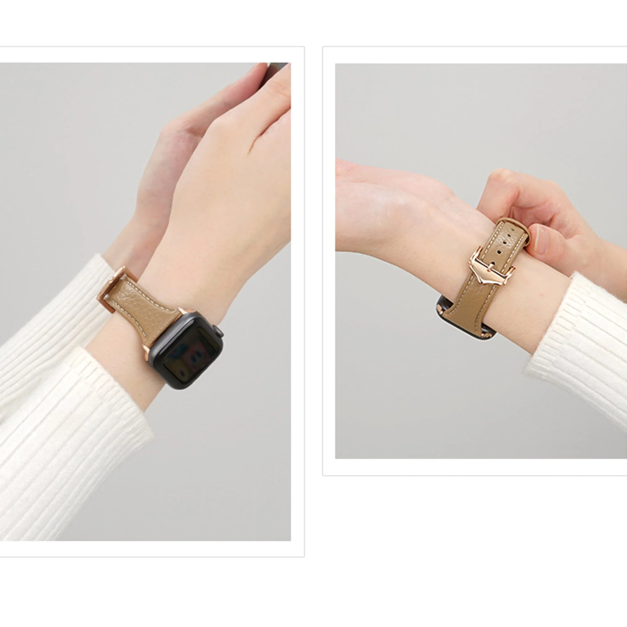 TEKNE Elegance Leather Band | Genuine Leather, Quick-Release, Refined Strap   - Image 2