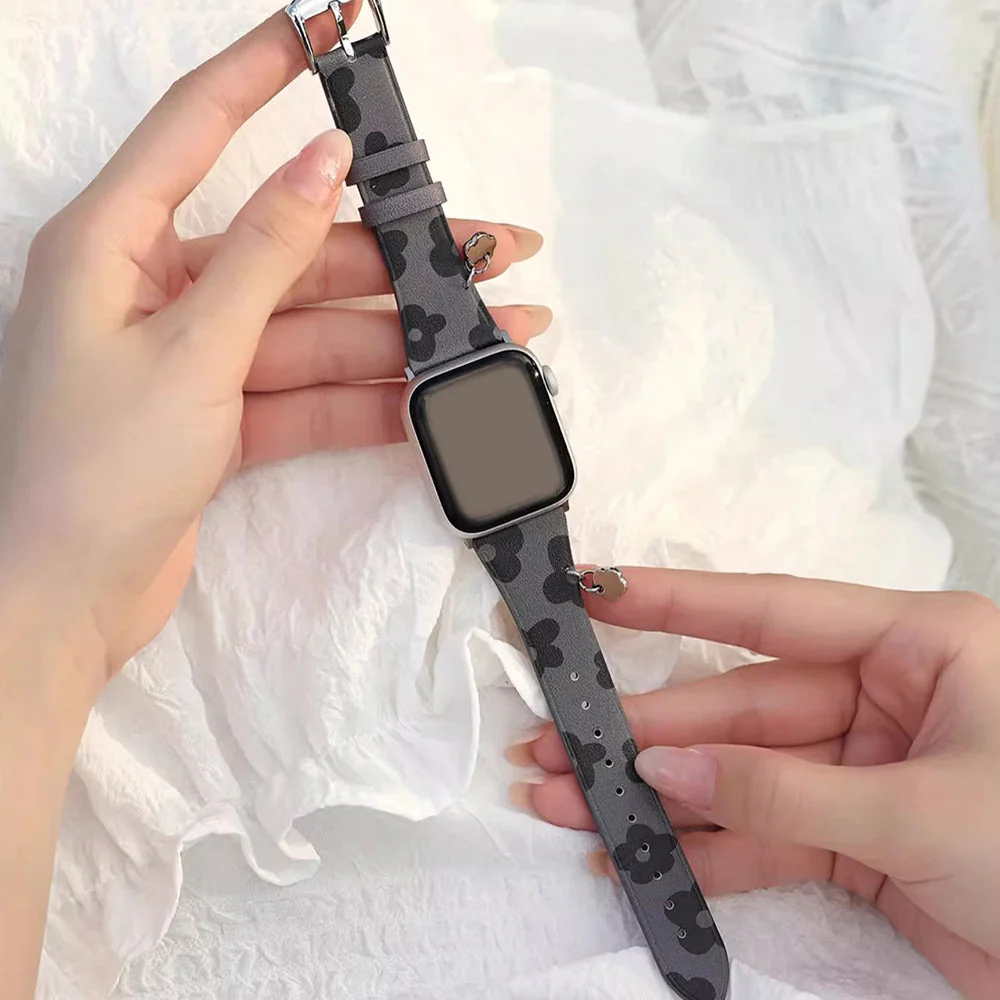 TEKNE FLORO Leather Band | Printed Genuine Leather, Durable, Stylish Strap  - Image 3