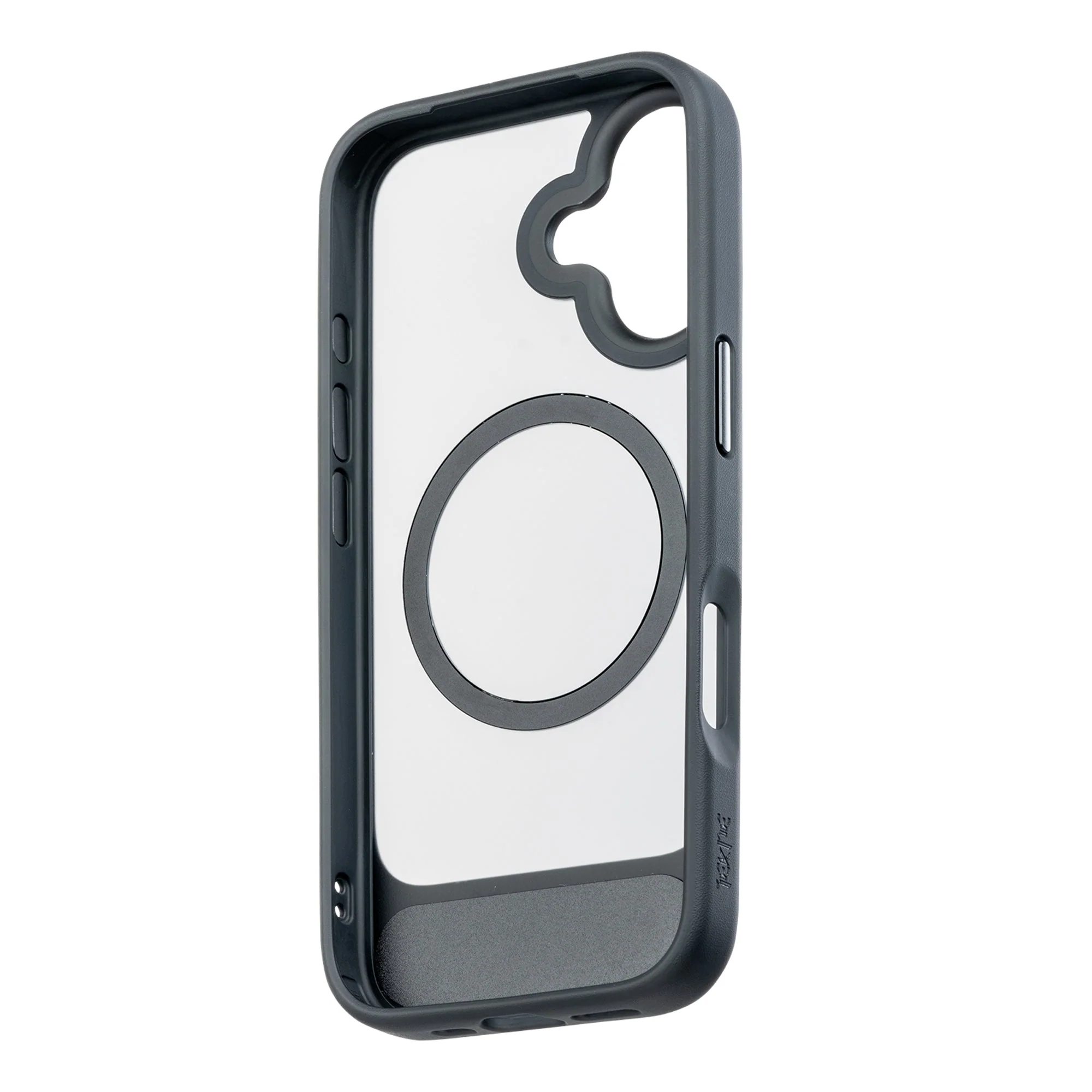 TEKNE Hybrid Frost Matte with stand Case for iPhone 17-Black - Image 3
