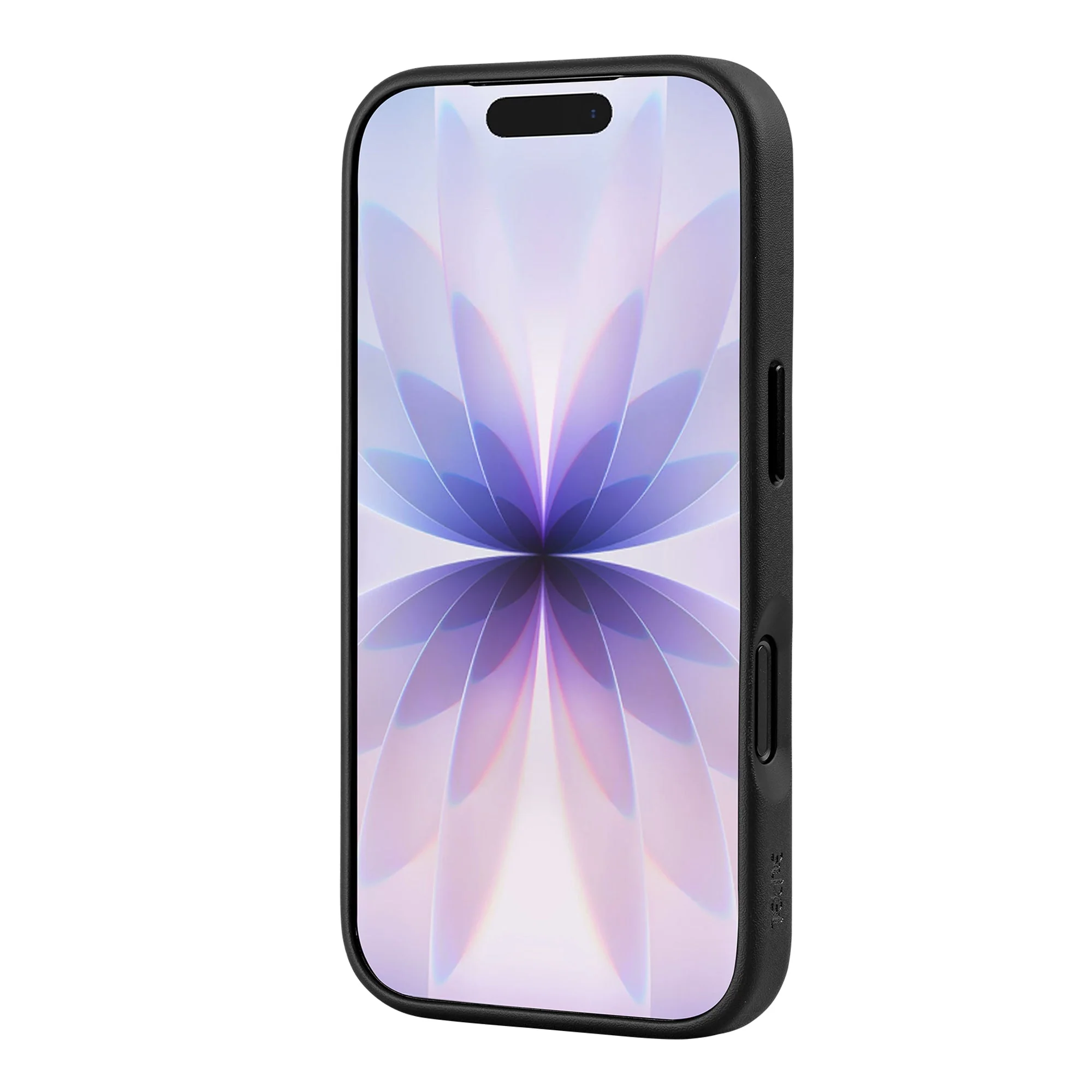 TEKNE Hybrid Frost Matte with stand Case for iPhone 17 Pro-Black - Image 3