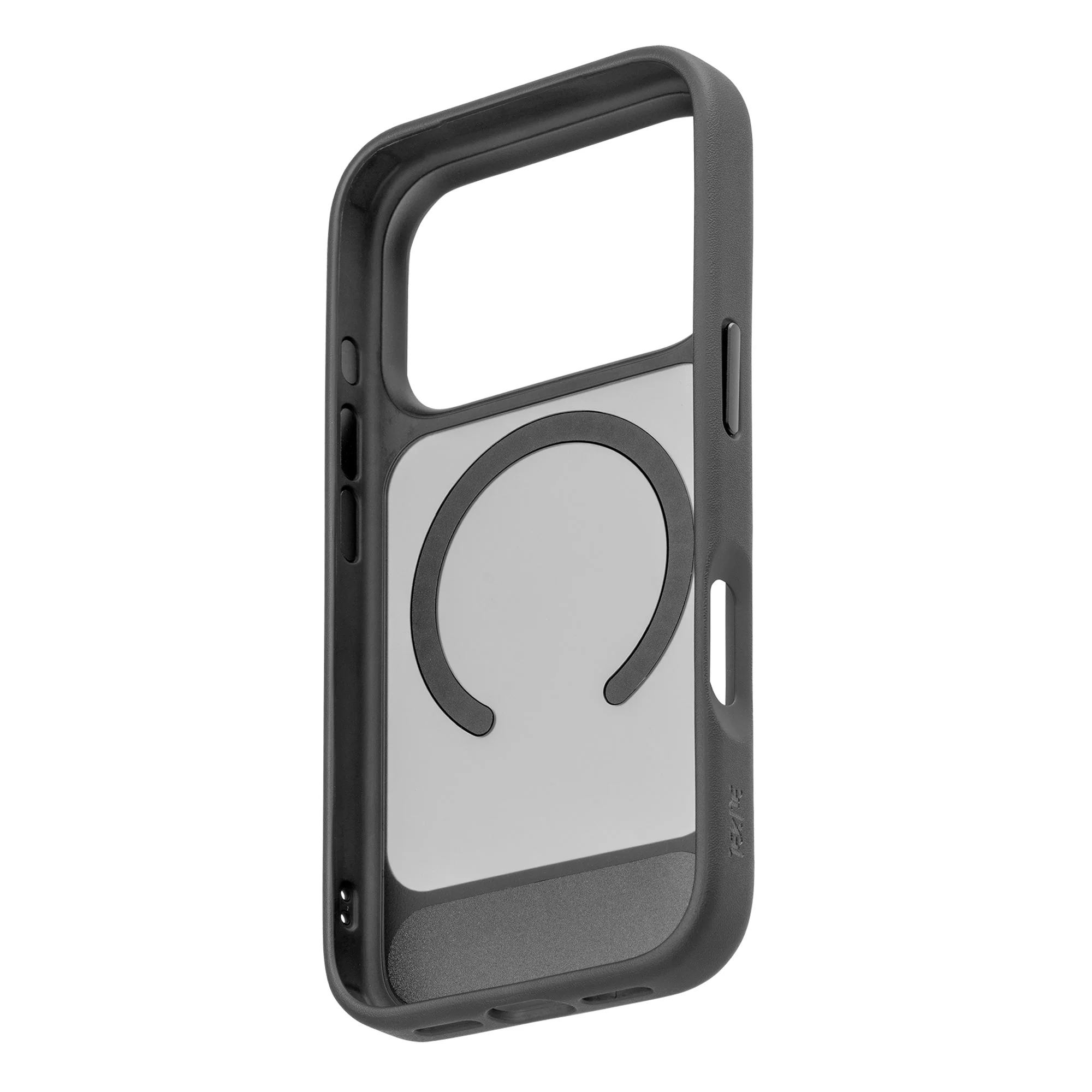 TEKNE Hybrid Frost Matte with stand Case for iPhone 17 Pro-Black - Image 4