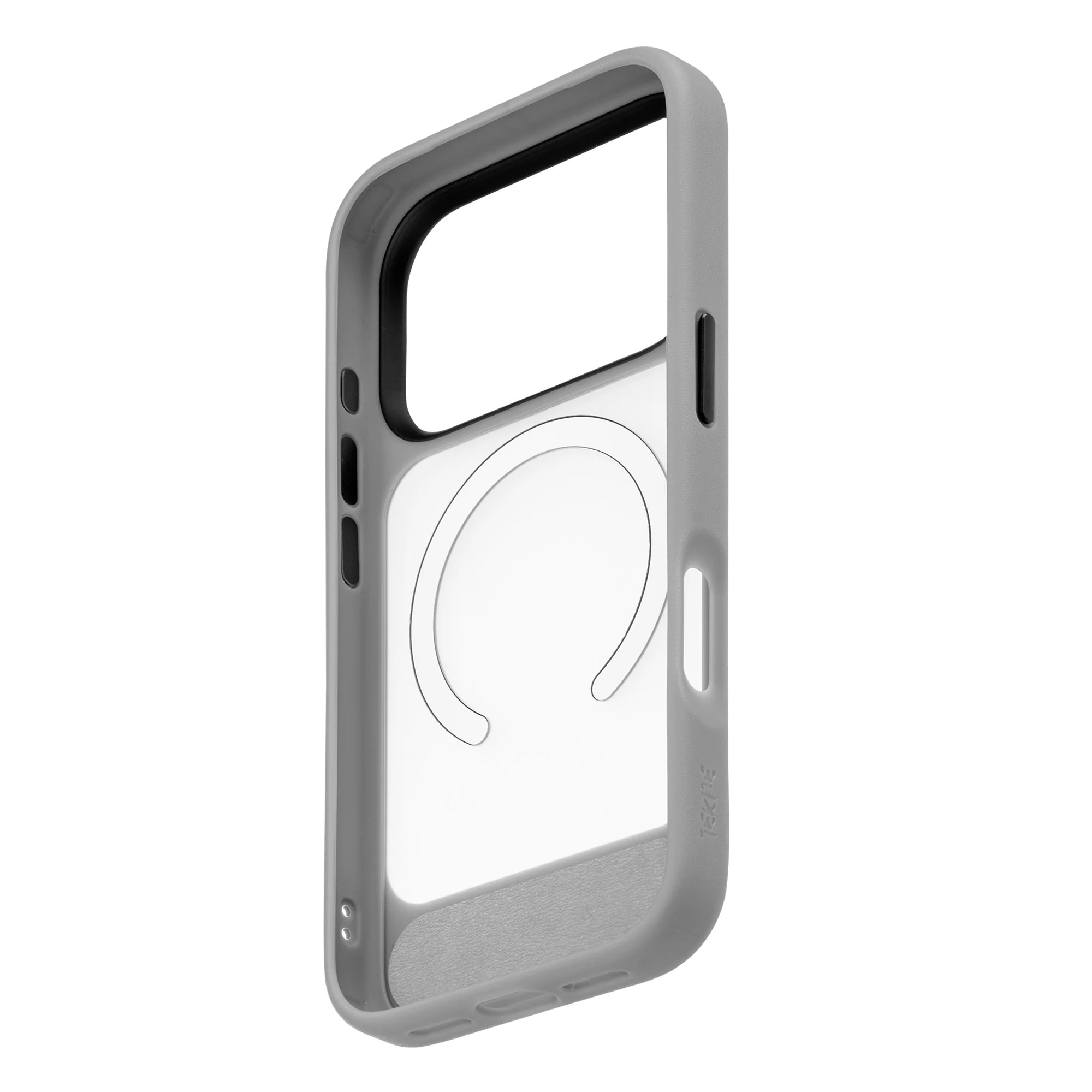 TEKNE Hybrid Frost Matte with stand Case for iPhone 17 Pro-Grey - Image 4