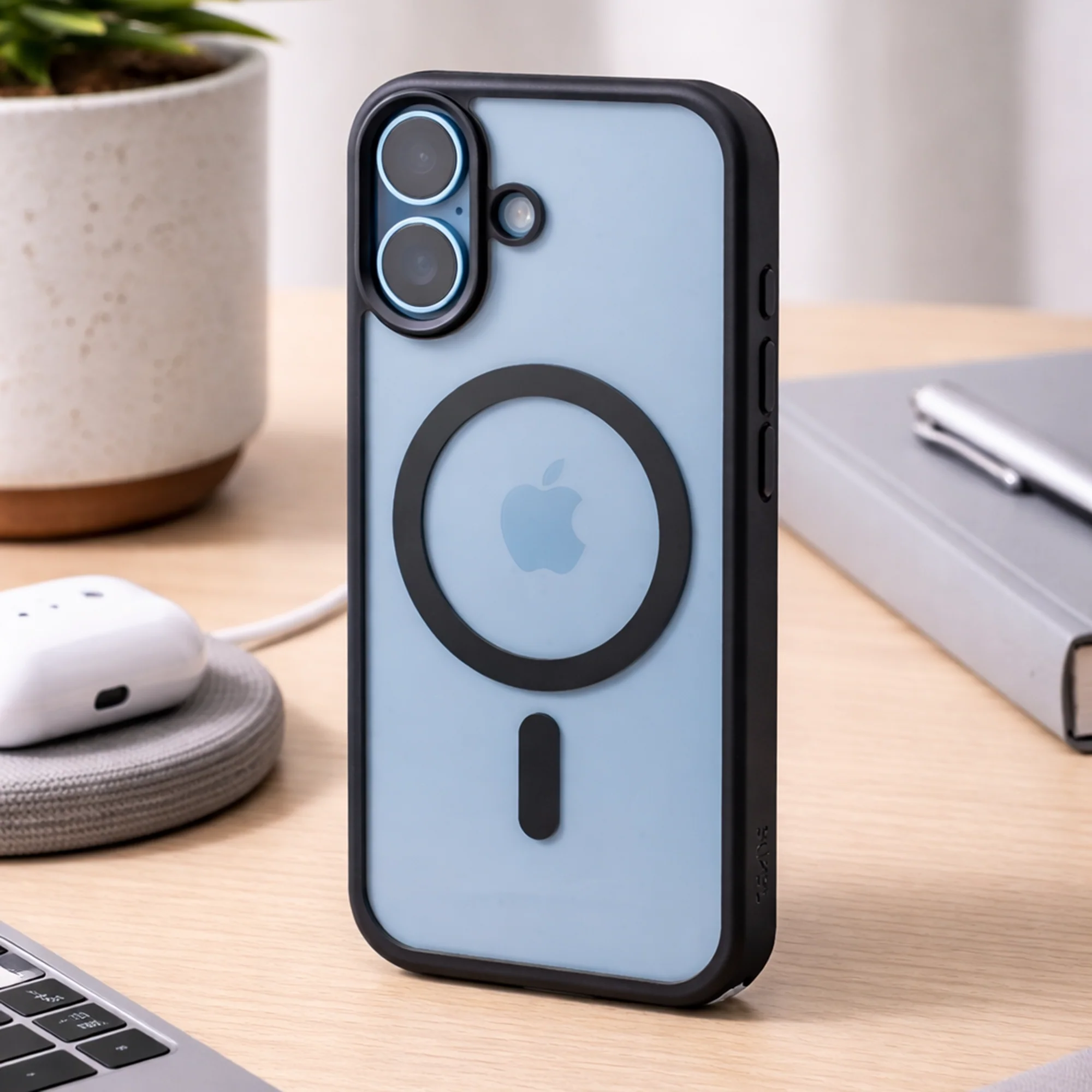 TEKNE Hybrid Protective case for iPhone 17-Black - Image 5