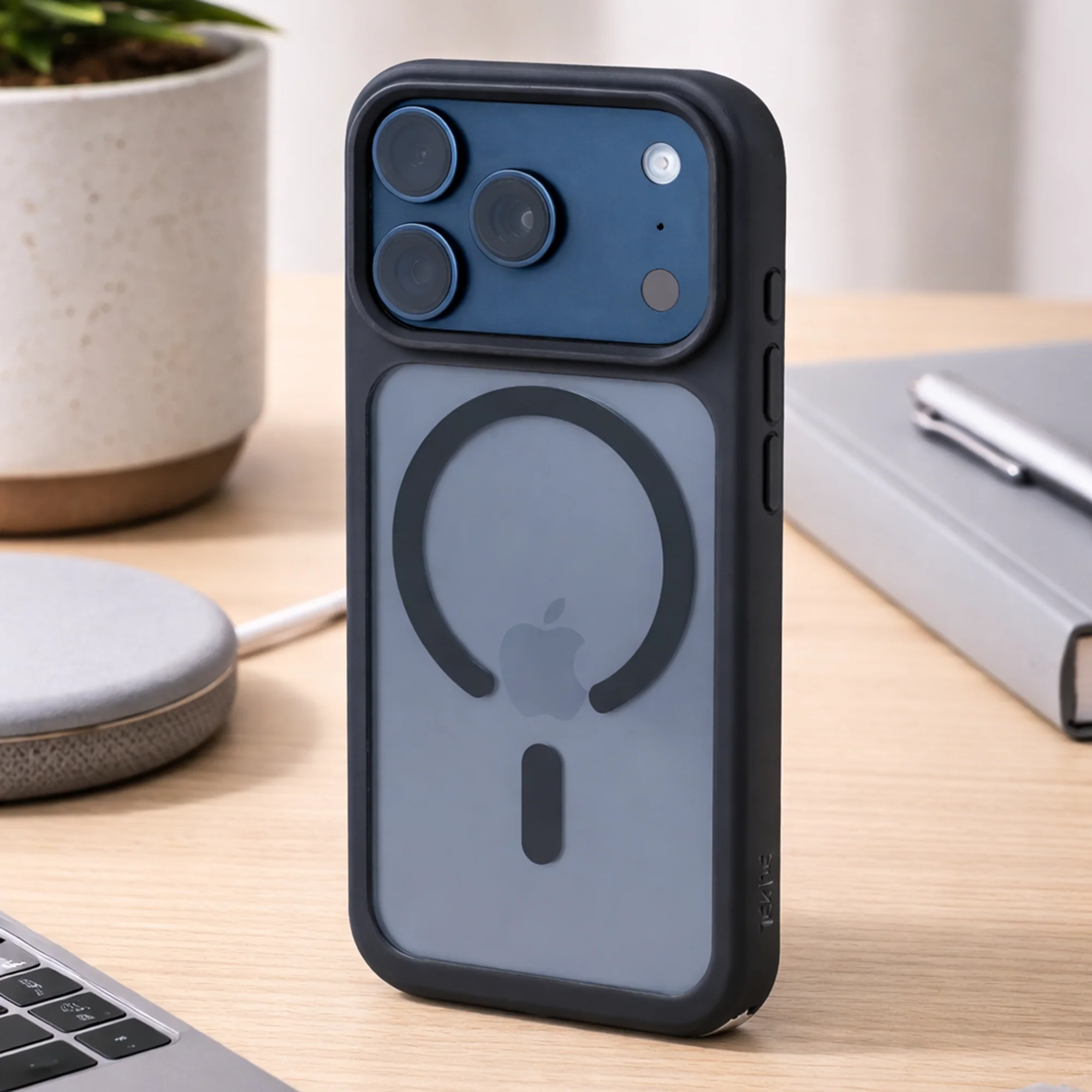 TEKNE Hybrid Protective case   for iPhone 17 Pro-Black - Image 5