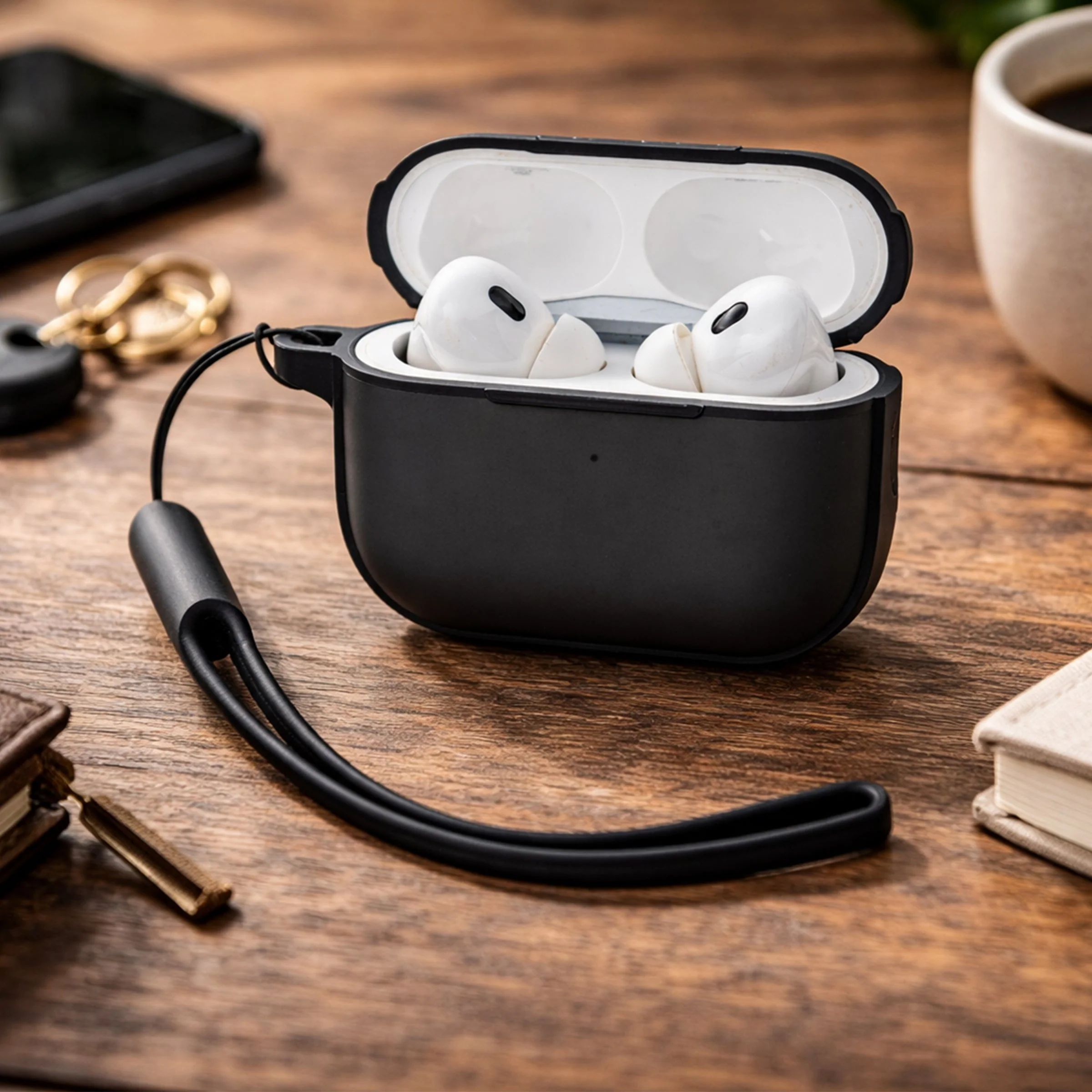 TEKNE Hybrid  shockproof case for Airpods-Black-Airpod Pro 2nd Gen - Image 5