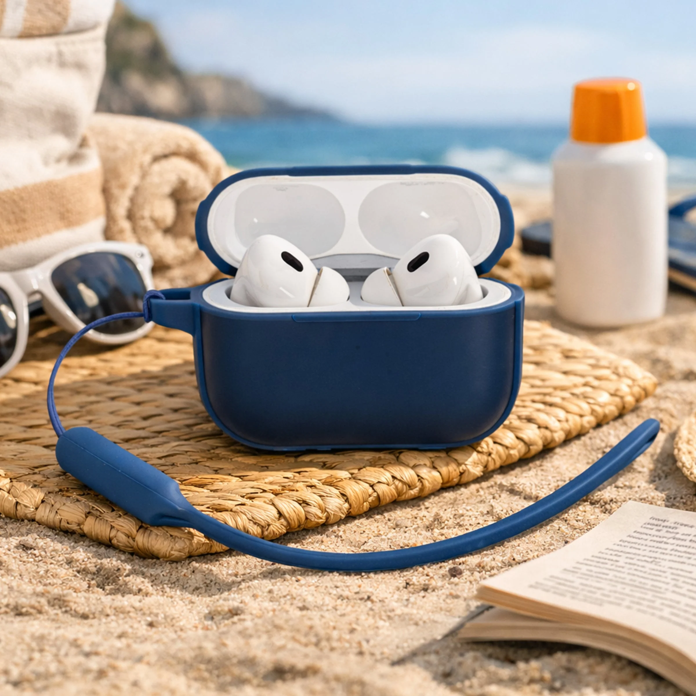 TEKNE Hybrid  shockproof case for Airpods-Blue-Airpod Pro 2nd Gen - Image 5