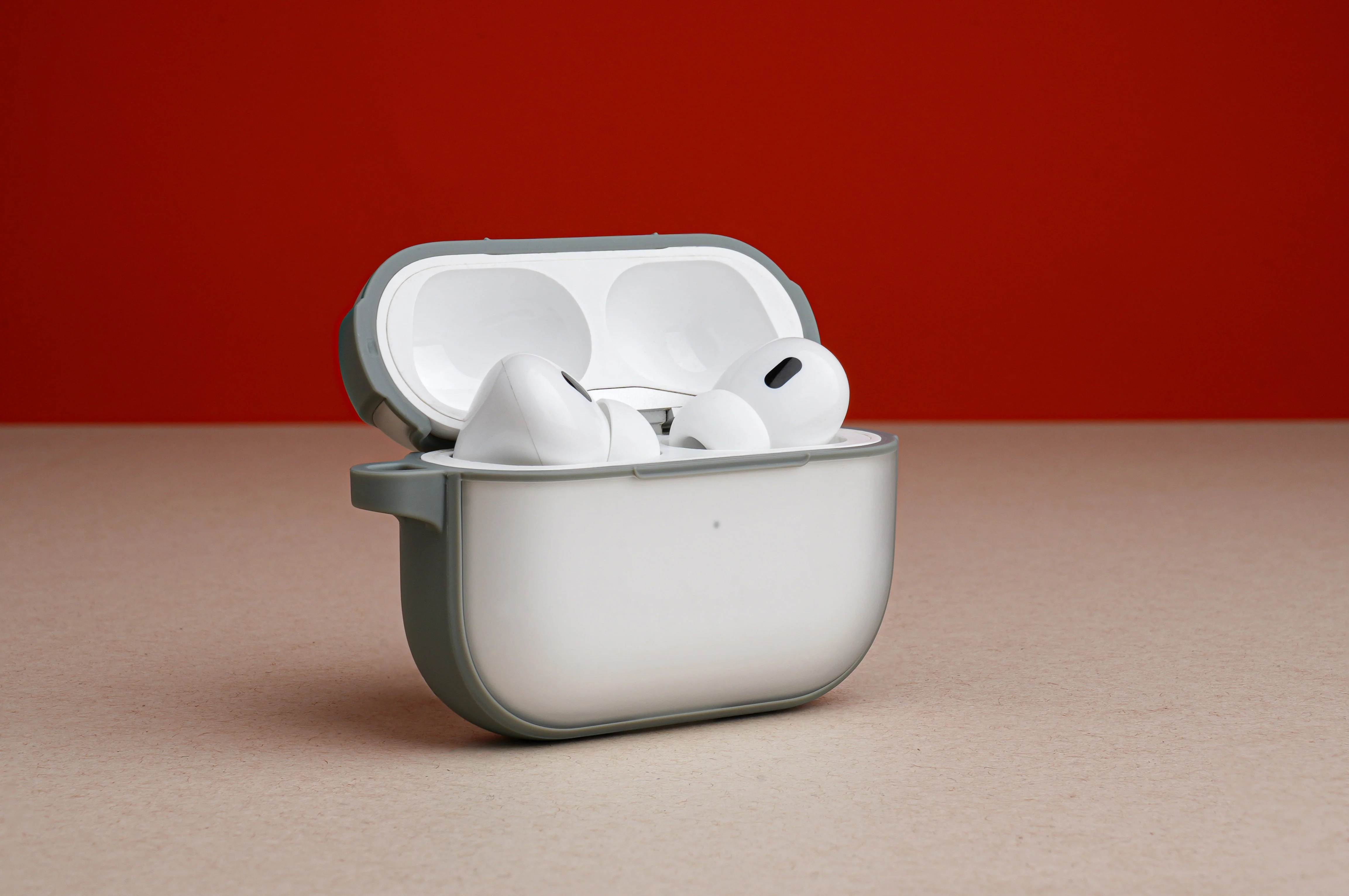 TEKNE Hybrid  shockproof case for Airpods-Grey - Image 6