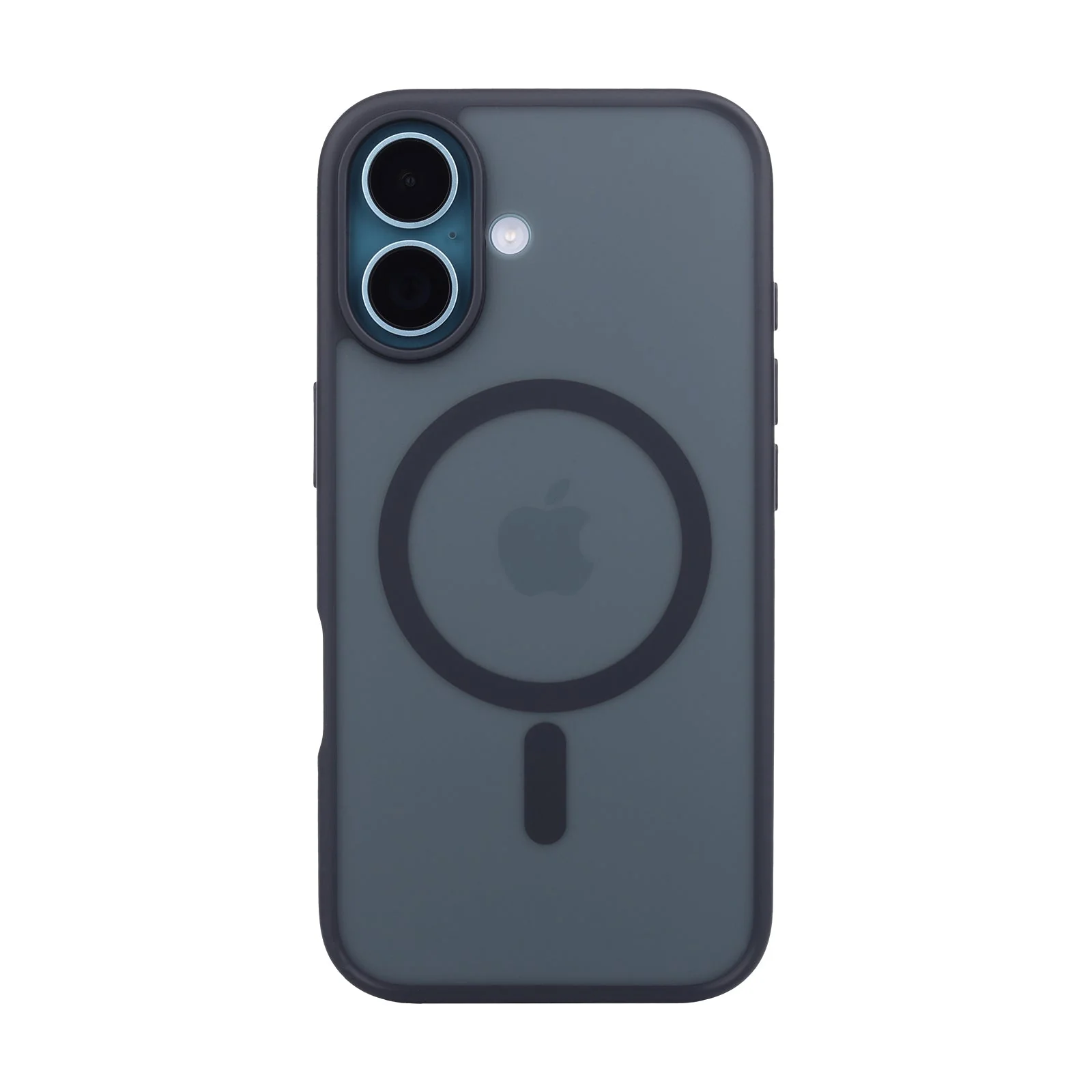 TEKNE Matt MagSafe Case for iPhone 16 | Matte Finish | MagSafe Compatible & Scratch-Resistant - Black - Image 2