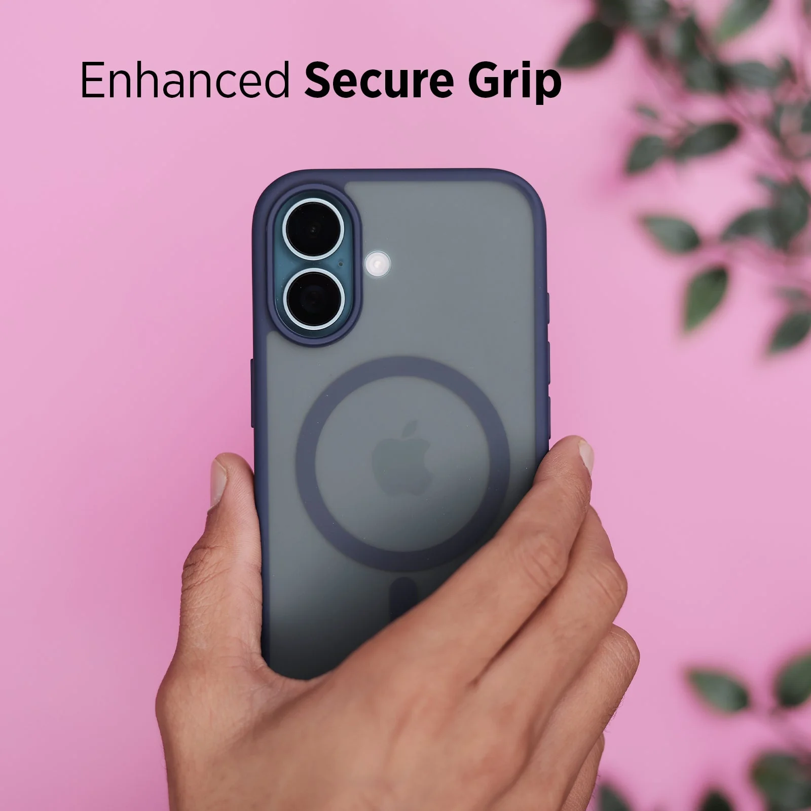 TEKNE Matt MagSafe Case for iPhone 16 | Matte Finish | MagSafe Compatible & Scratch-Resistant - Blue - Image 7